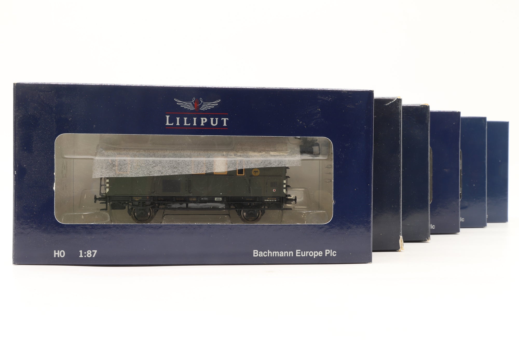 Liliput HO Rake Of 6 Assorted Vehicles Inc. L235001x2, L334000, L334001, L381203 & L381603
