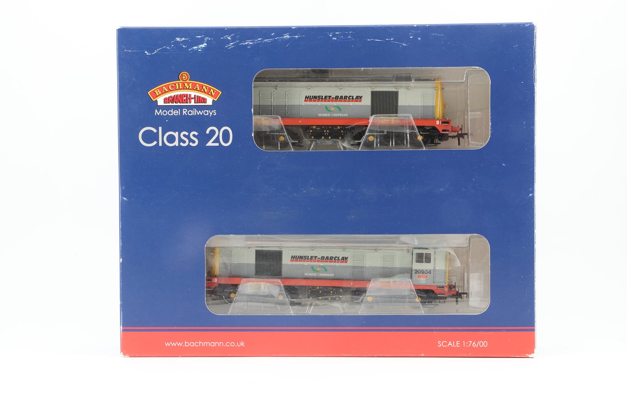 Bachmann OO 32-027X Class 20 Hunslet-Barclay '20904' & '20901' Twin Pack, Excl. Kernow MRC
