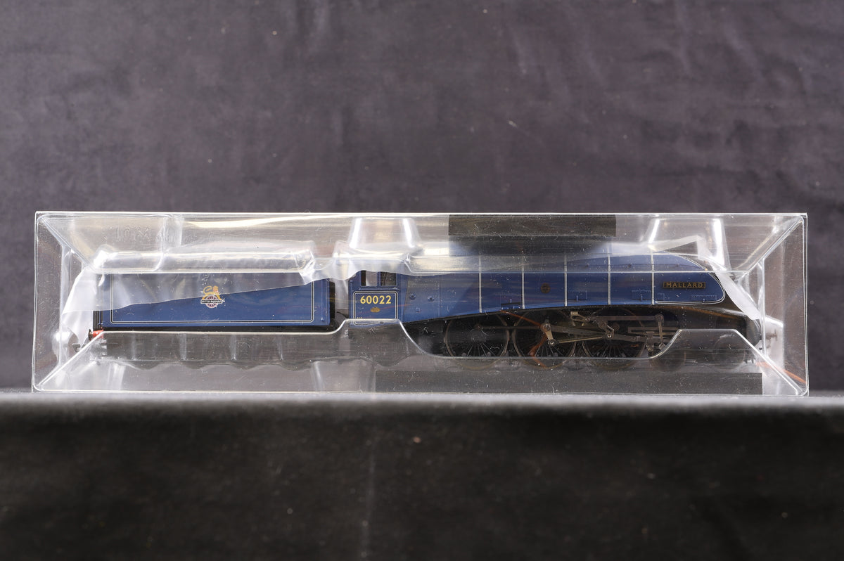 Hornby OO R1282M Class A4 4-6-2 &#39;Mallard&#39; 60022&#39; BR Blue E/C Split From Record Breaker Train Set