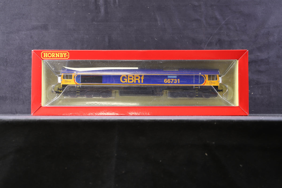 Hornby OO R3785 Class 66 &#39;66731&#39; Co-Co &#39;Interhub GB&#39; GBRf