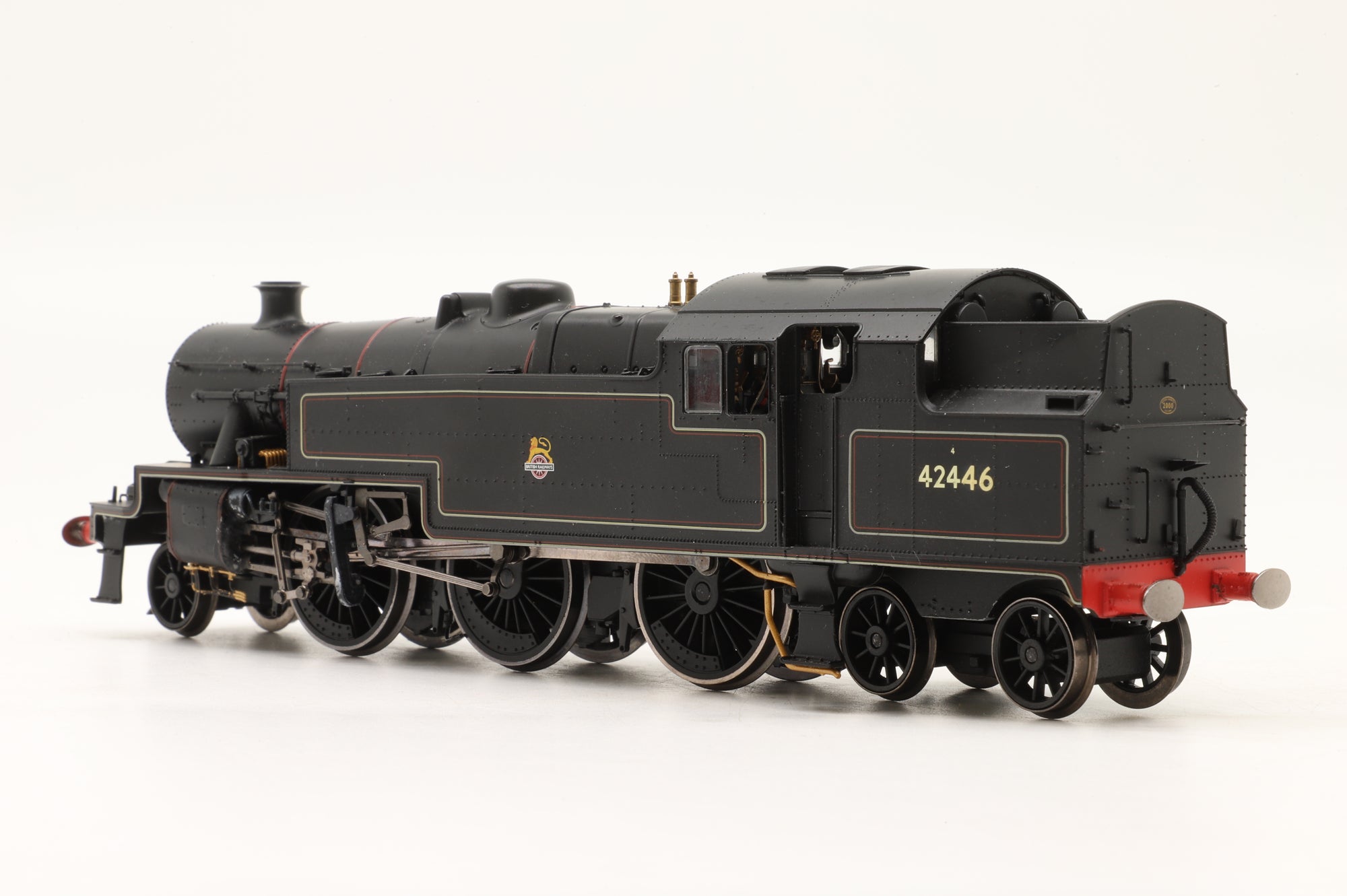 Hornby OO R2636 BR Stanier 4MT '42468' BE Lined Black E/C Renumbered