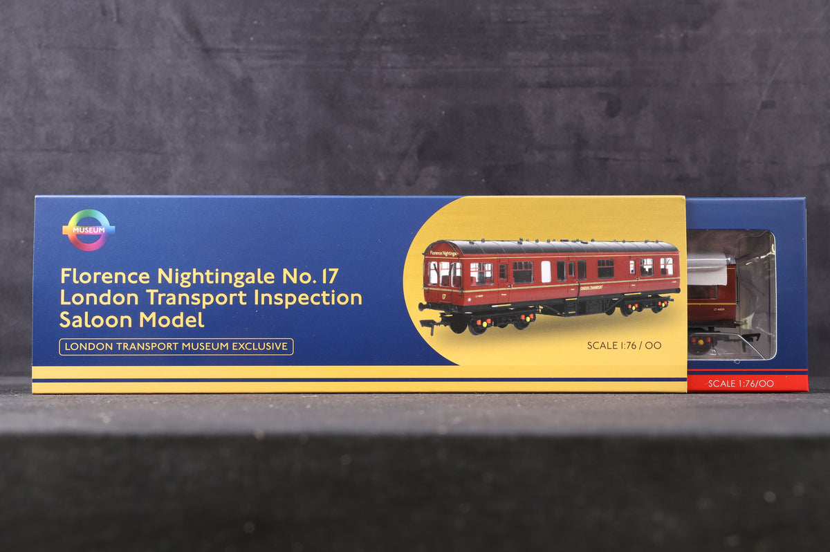 Bachmann OO 39-785Z LMS 50FT Inspection Saloon &#39;Florence Nighingale&#39; London Transport Maroon, Transport for London Excl.