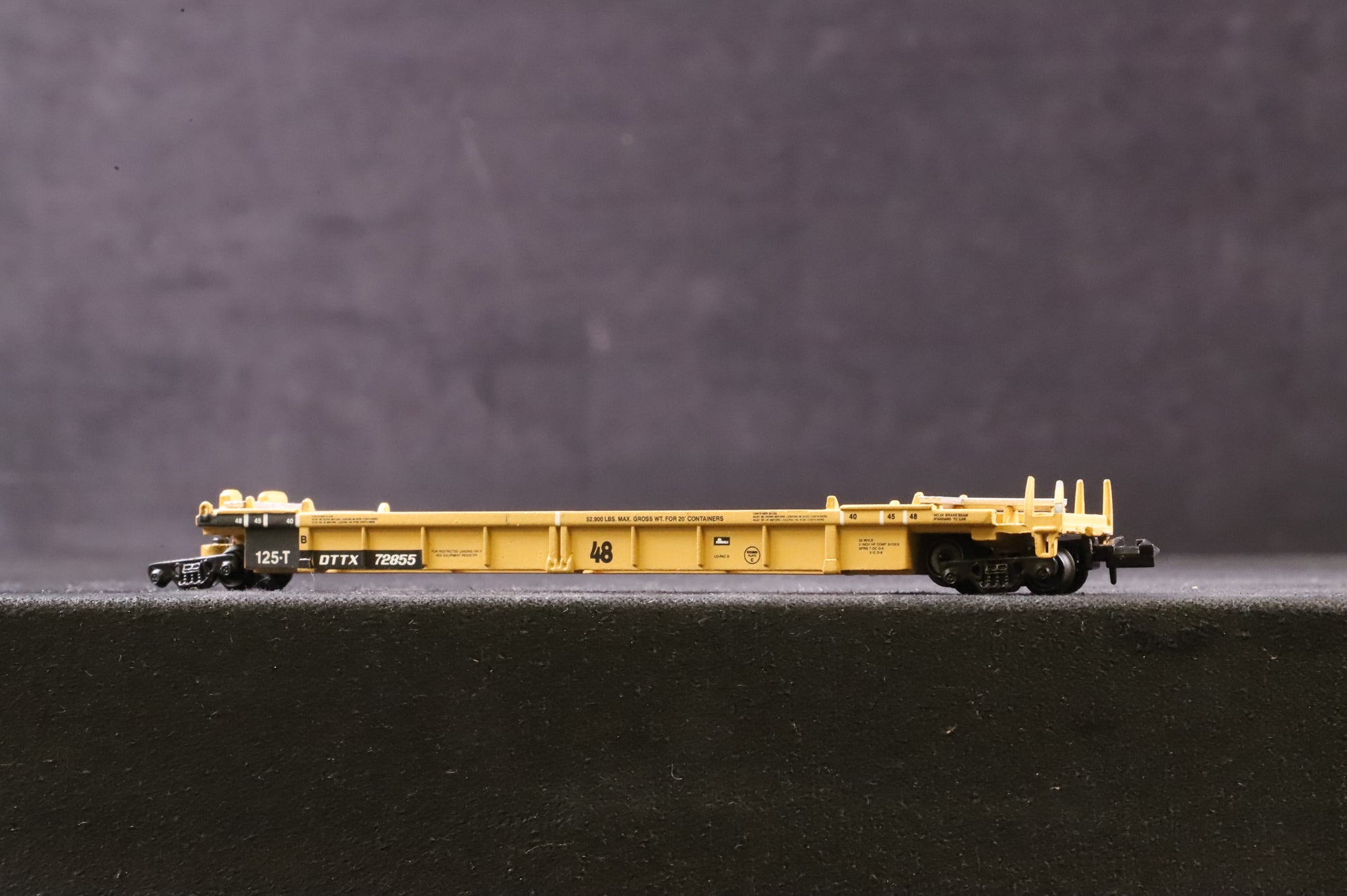 WORKSHOP Walthers N Gauge 932-8108 Thrall 5-Unit Articulated Double Stack Car No.72855 in TTX Livery