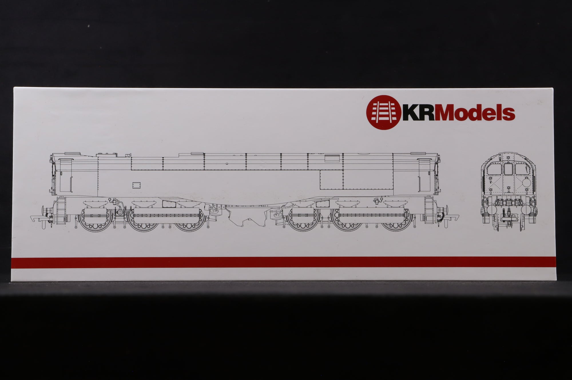 KR Models OO The Leader Locomotive BR Blue Yellow Ends DCC Fitted