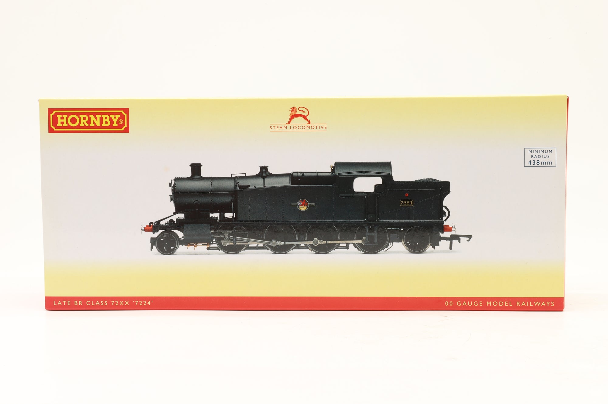 Hornby OO R3464 Class 72XX 7224 in BR Black w/ Late Crests