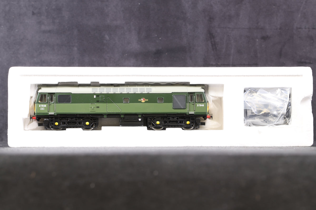 Bachmann OO 32-405 Class 25/3 &#39;D7646&#39; Bo-Bo Diesel Two Tone Green