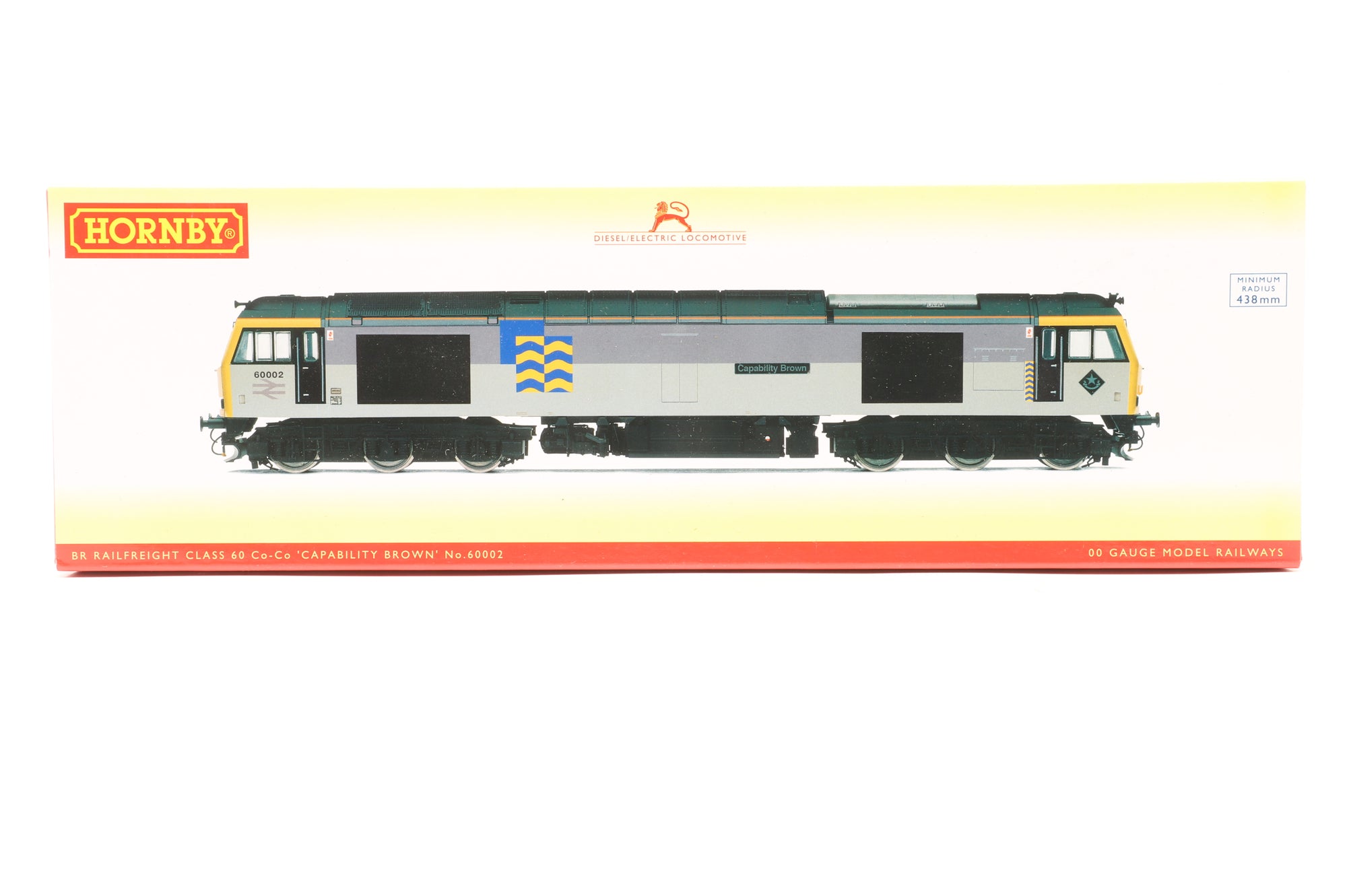 Hornby OO R30157 Class 60 60002 'Capability Brown' in BR Railfreight Petroleum