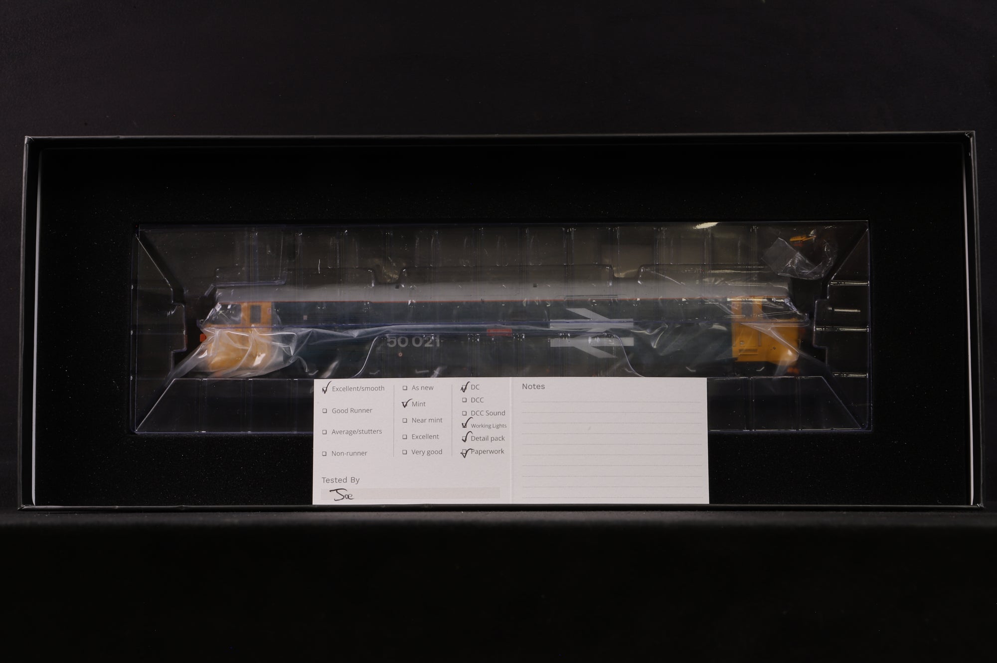 Accurascale OO ACC2215 Class 50 '50021' 'Rodney' BR Large Logo Blue Grey Roof