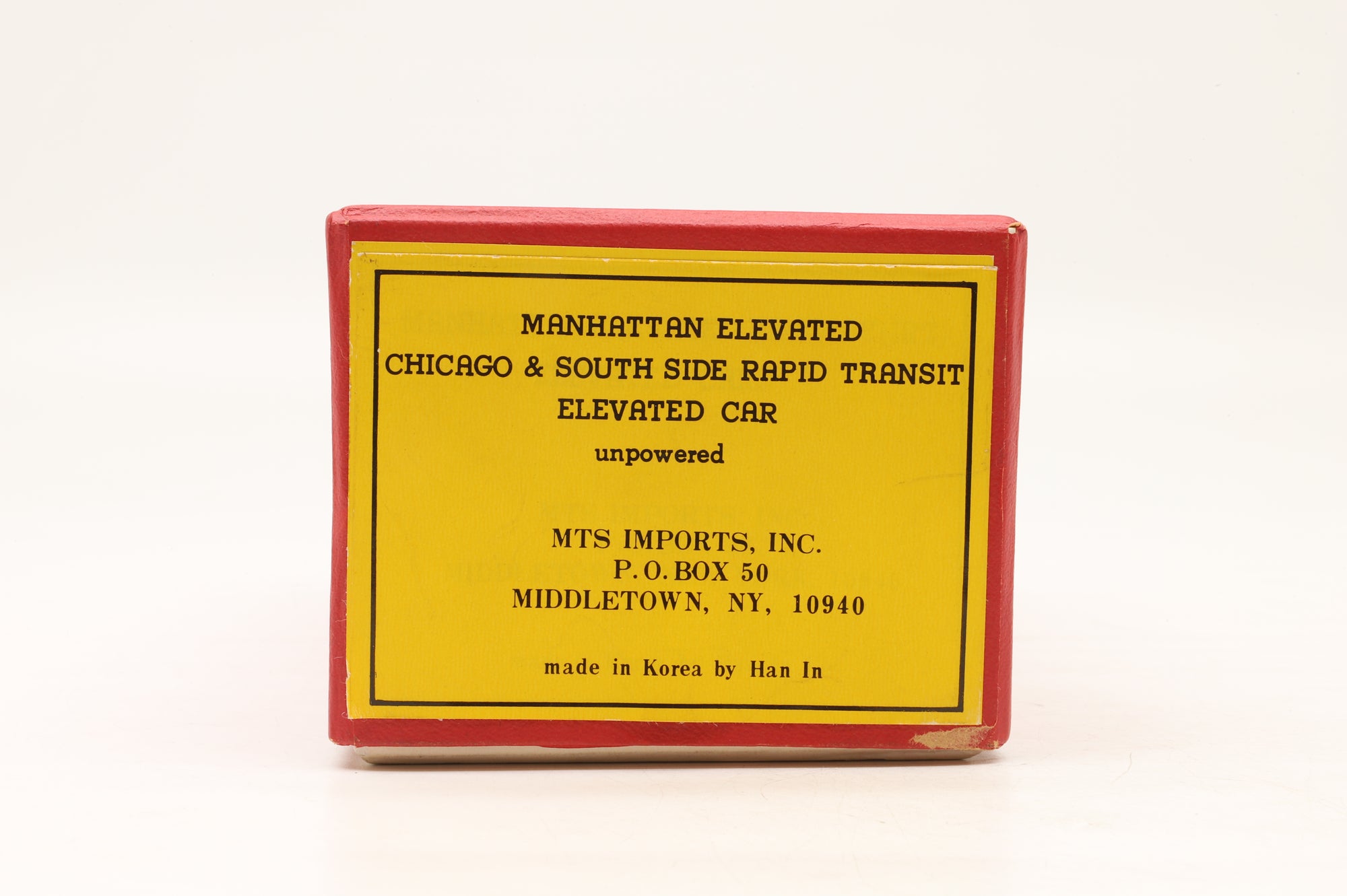 MTS Imports HO Brass Manhattan Elevated Chicago & South Side Rapid Transit