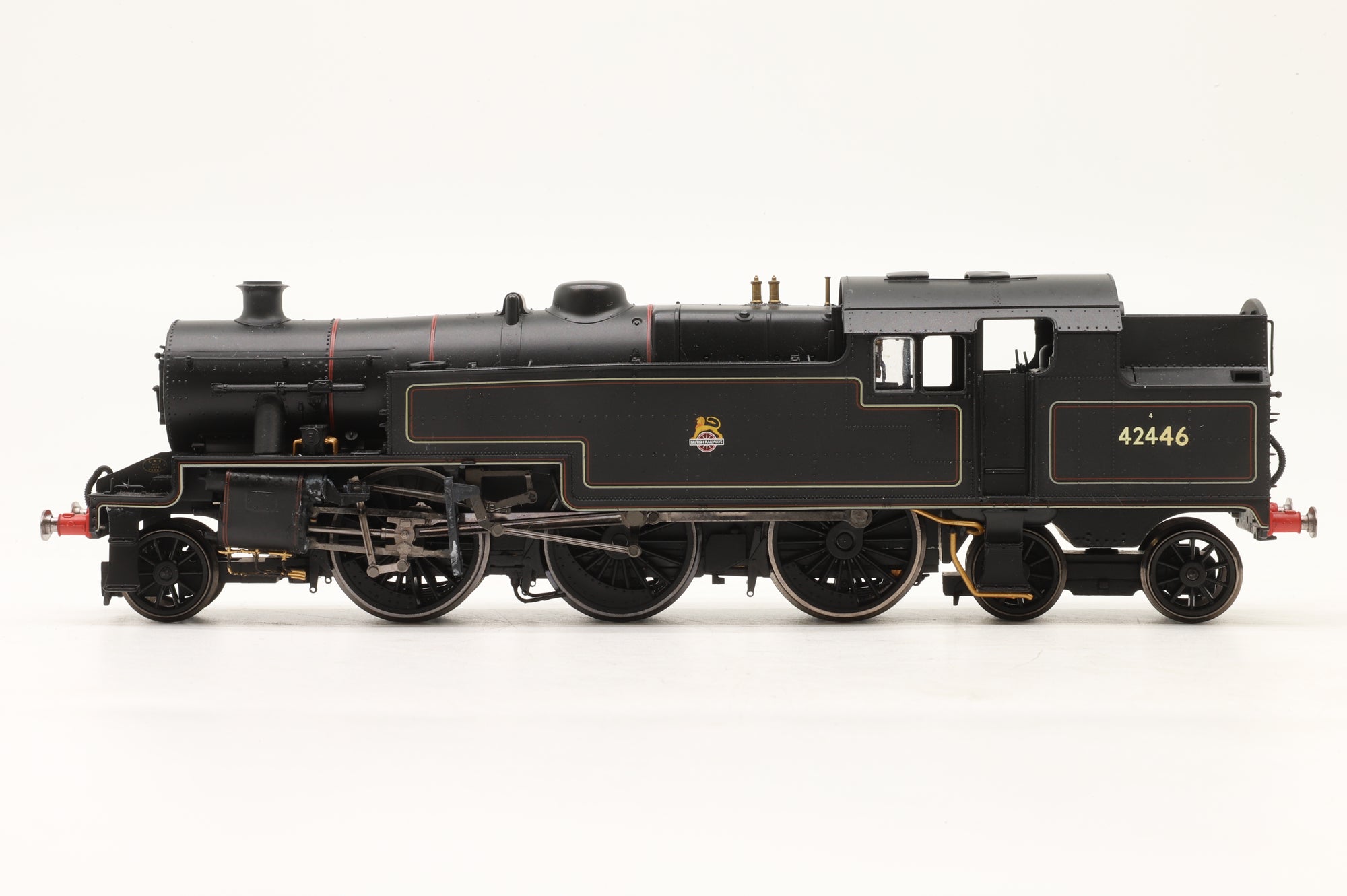 Hornby OO R2636 BR Stanier 4MT '42468' BE Lined Black E/C Renumbered
