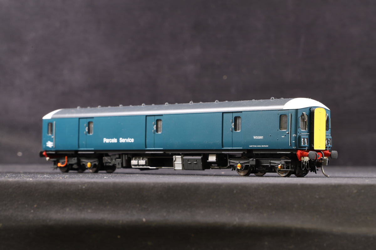 Heljan OO 8902 Class 128 DPU &#39;W55991&#39; Early Blue w/Yellow Gangways Doors Covers, DCC Fitted