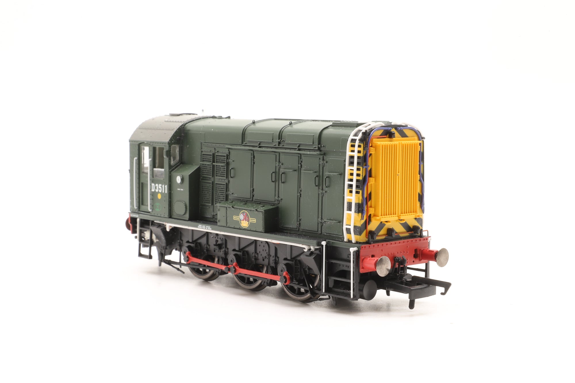Hornby OO R2977XS Class 08 D3511 in BR Green w/ Wasp Stripe – DCC Sound