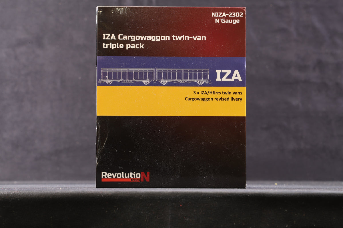 Revolution N Niza-2302 IZA Cargowaggon Twin Van Triplepack