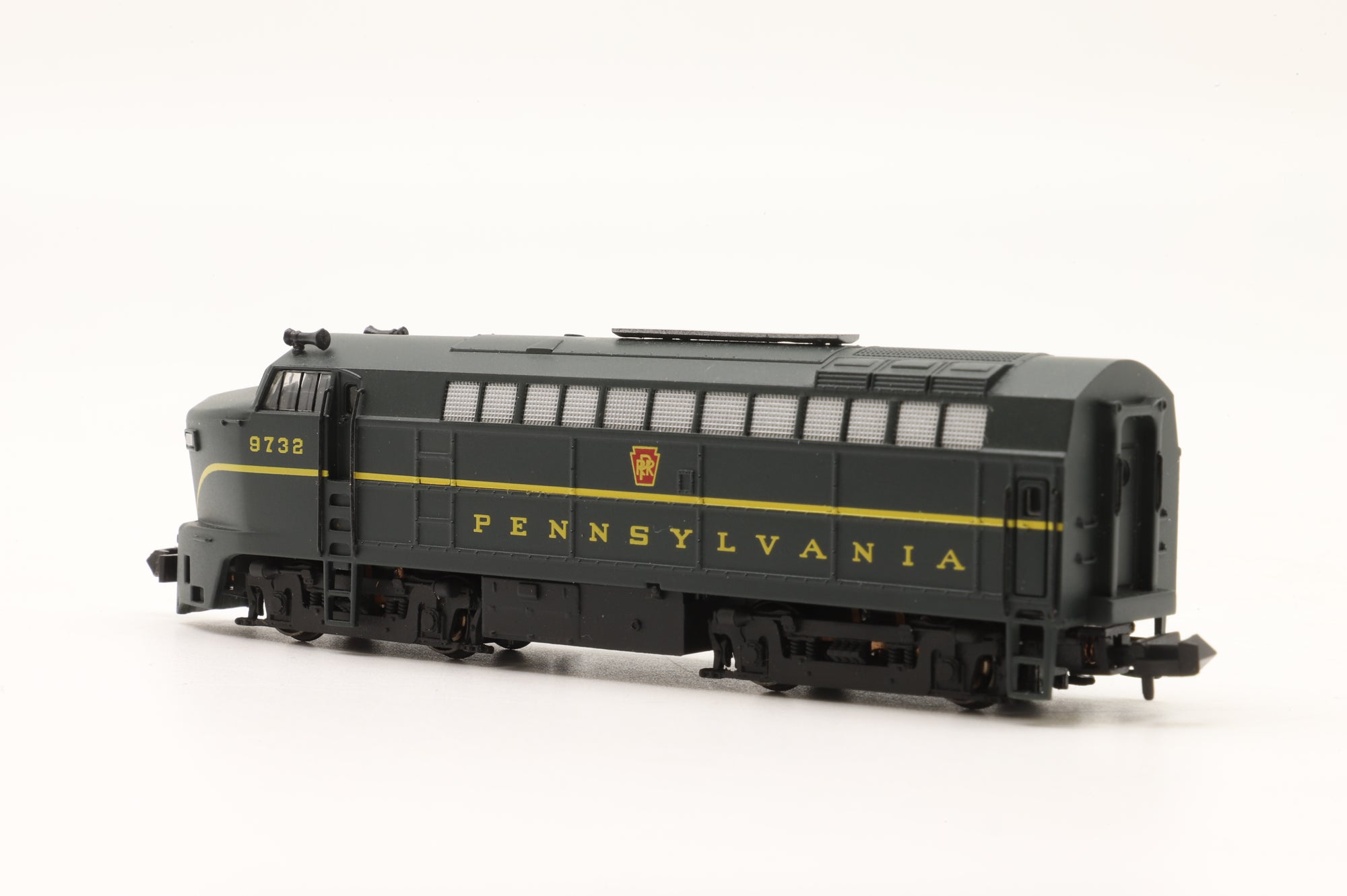 ER Models N 040-7301 Baldwin RF-16 A/B 'Sharknose' Set No.9732 in PRR Black