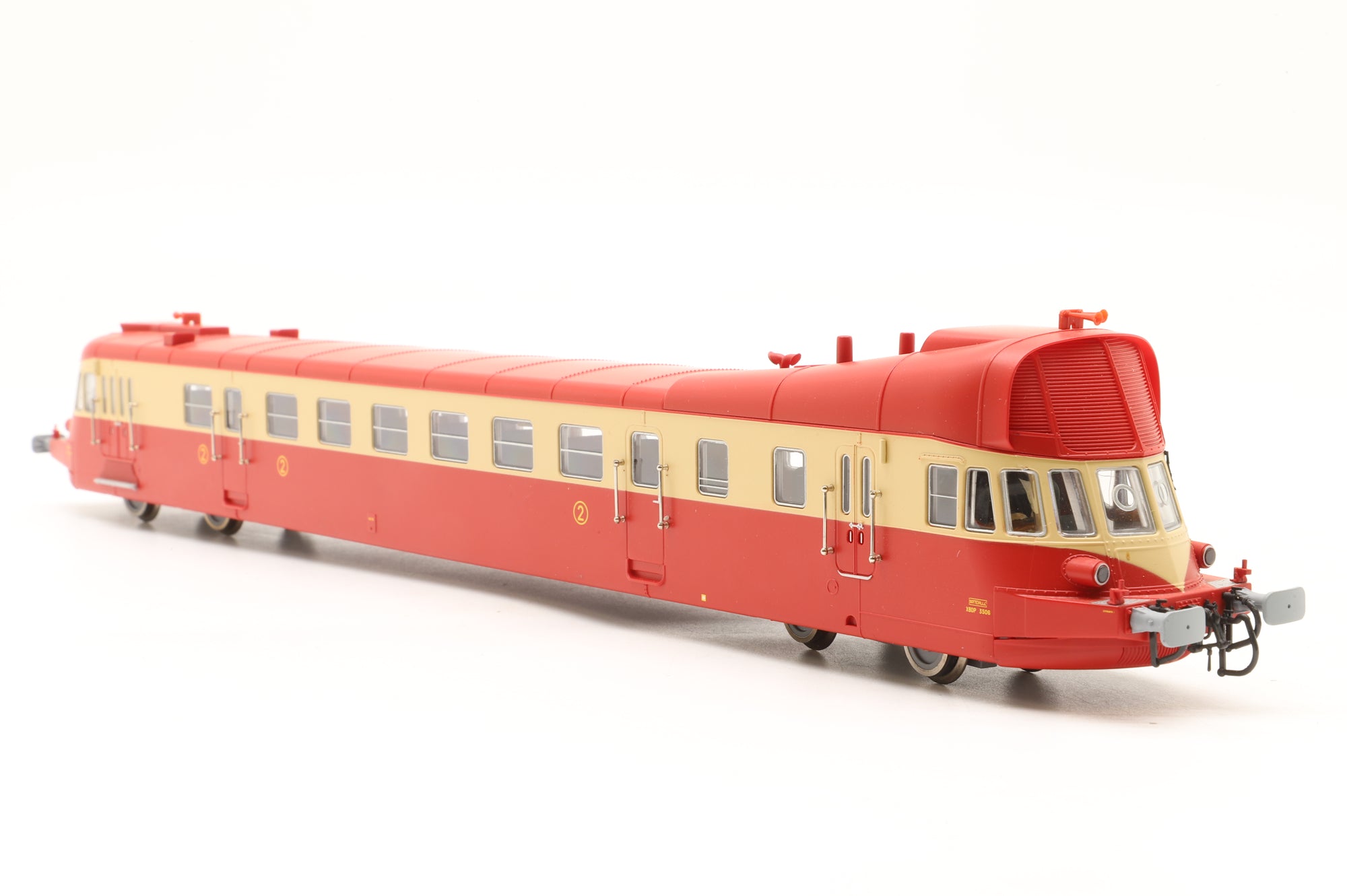 Electrotren HO 2140 Renault ABJ-3 Railcar in SNCF Red/Cream