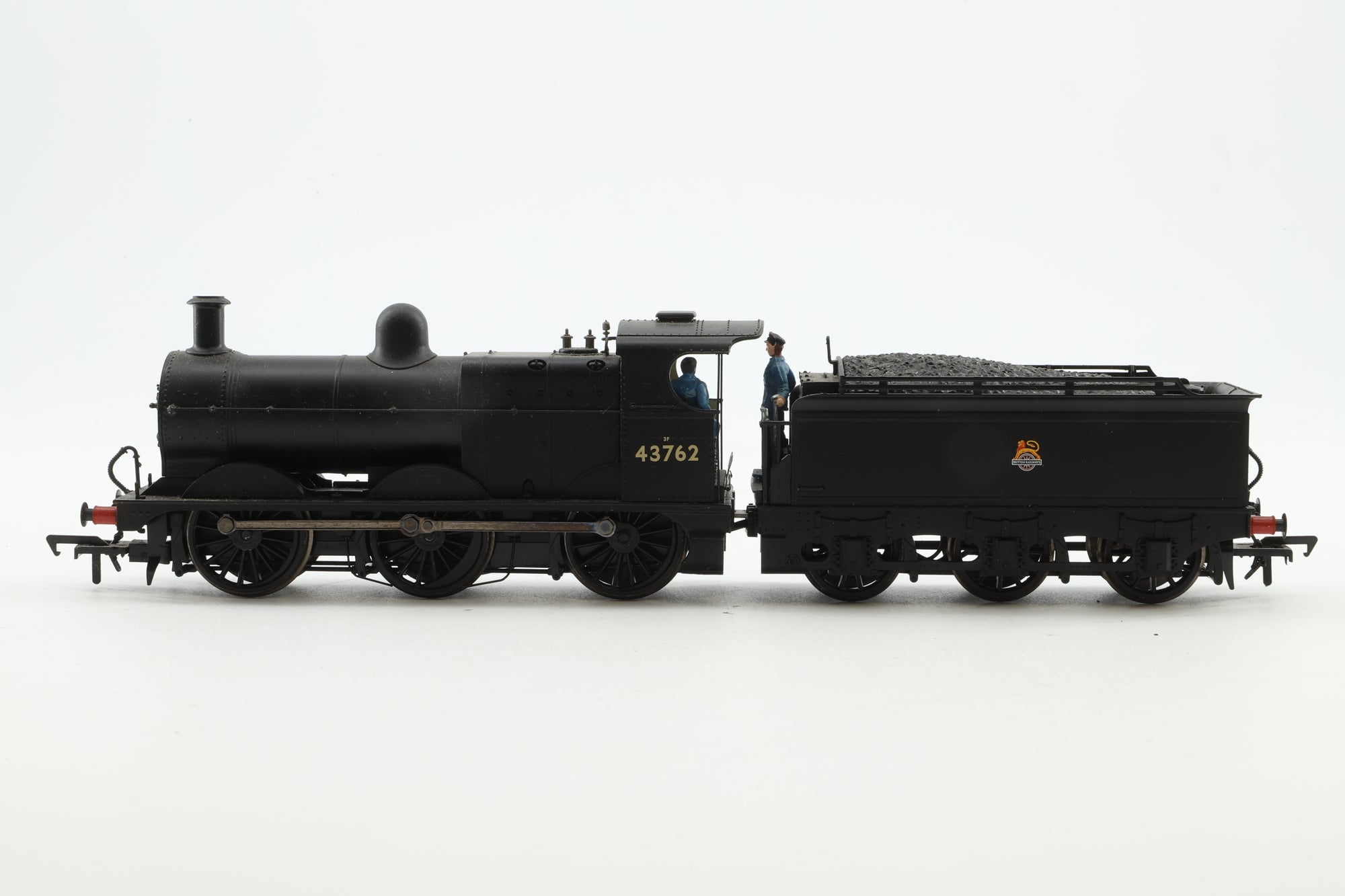 Bachmann OO 31-626 Class 3F '43762' BR Black E/Emblem