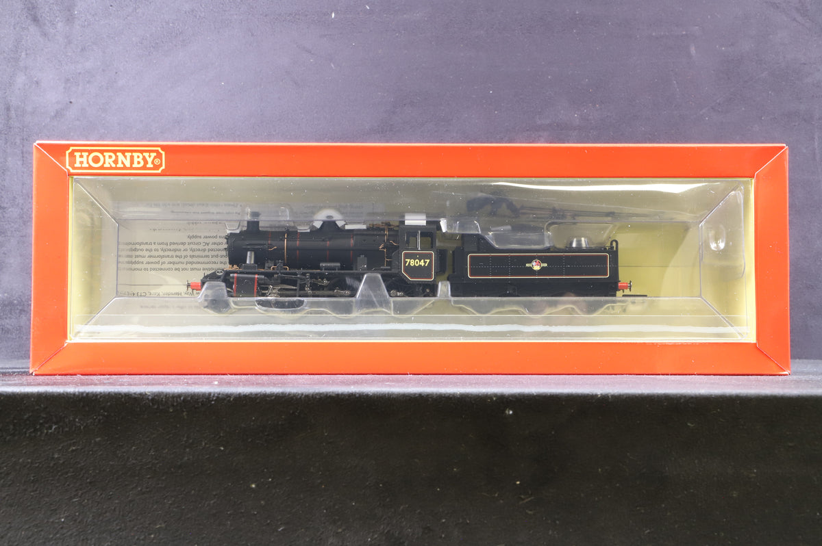 Hornby OO R3836 Standard Class 2MT &#39;78047&#39; BR Black L/C