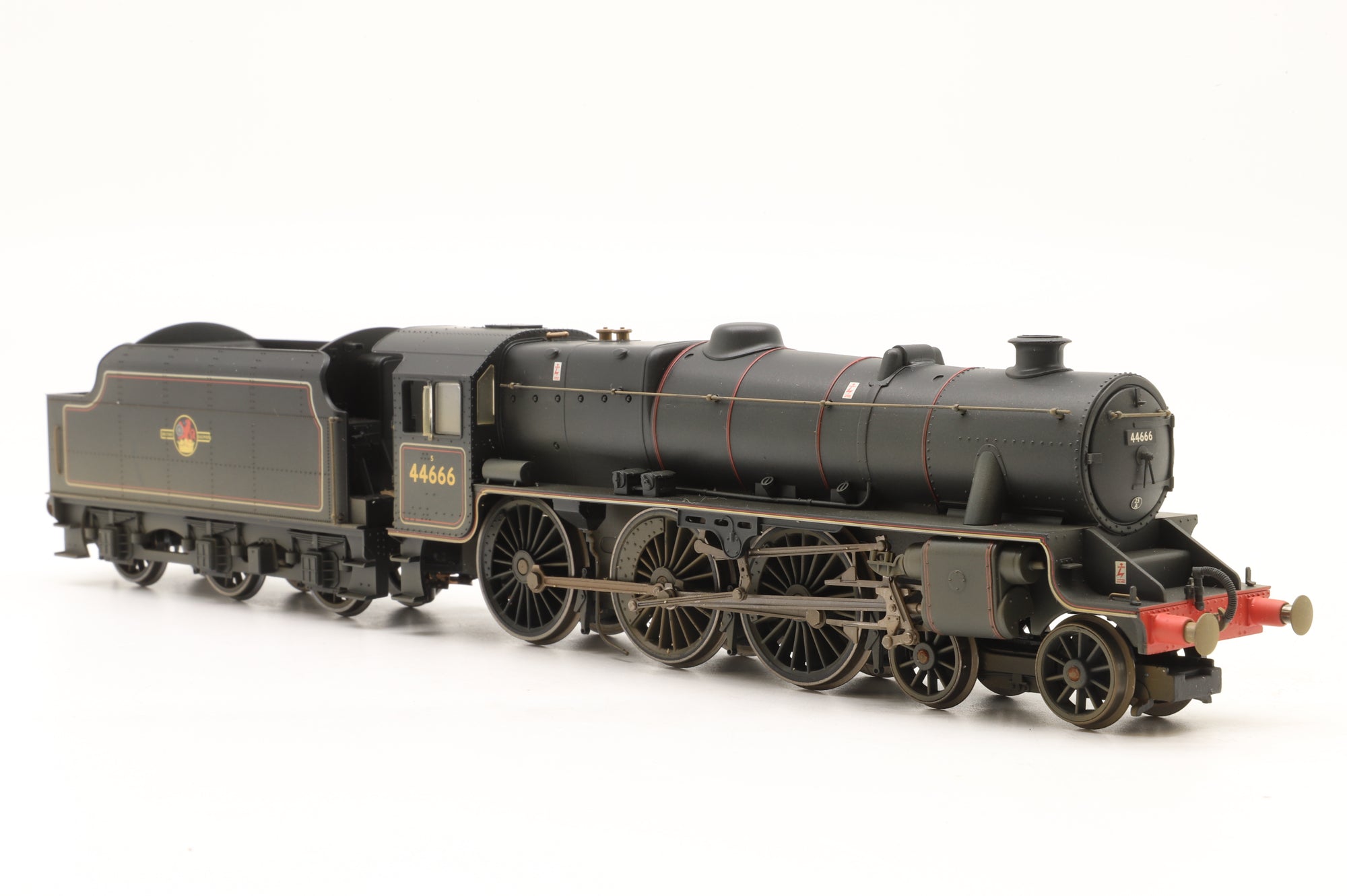 WORKSHOP Hornby OO RR2382 Class 5MT '44666' BR Lined Black L/C Weathered Non Runner