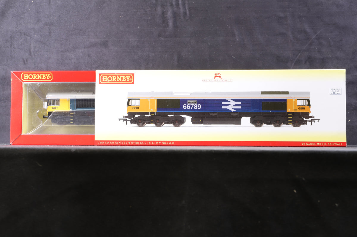 Hornby OOR3748 Co-Co Class 66 &#39;66789&#39; &#39;British Rail 1948-1997&#39; GBRf