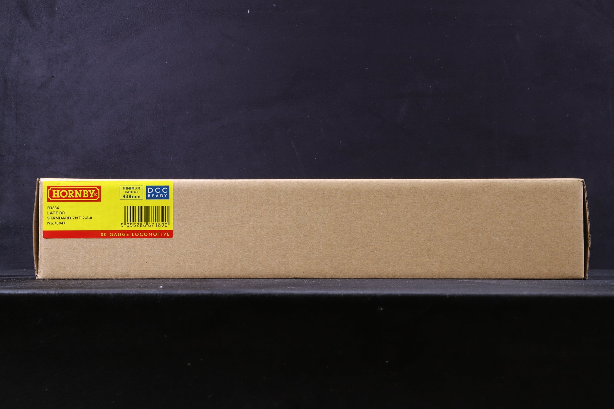 Hornby OO R3836 Standard Class 2MT '78047' BR Black L/C