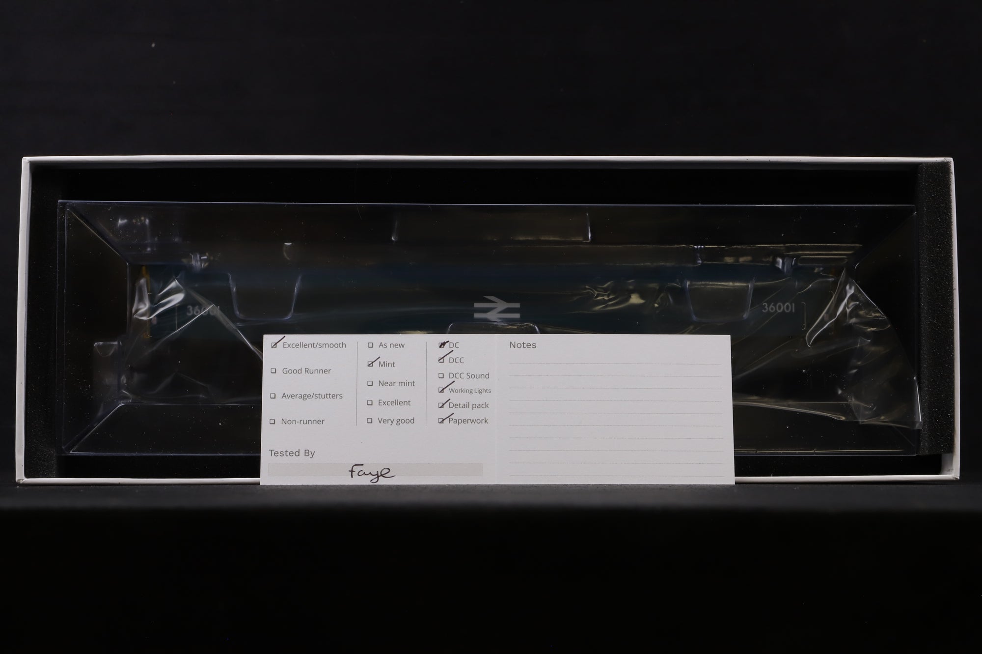 KR Models OO The Leader Locomotive BR Blue Yellow Ends DCC Fitted