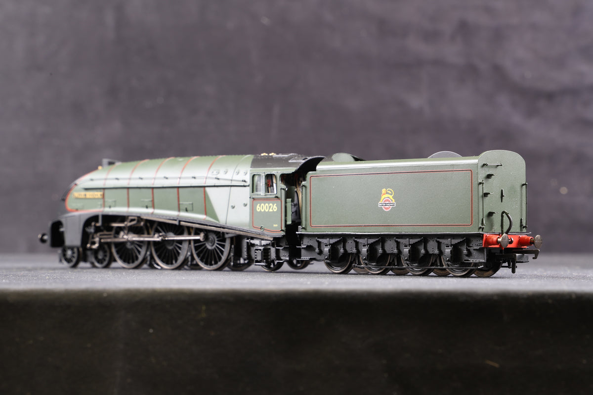 Hornby OO R3522 4-6-2 Class A4 &#39;60026&#39; &#39;Miles Beevor&#39; BR Green L/C