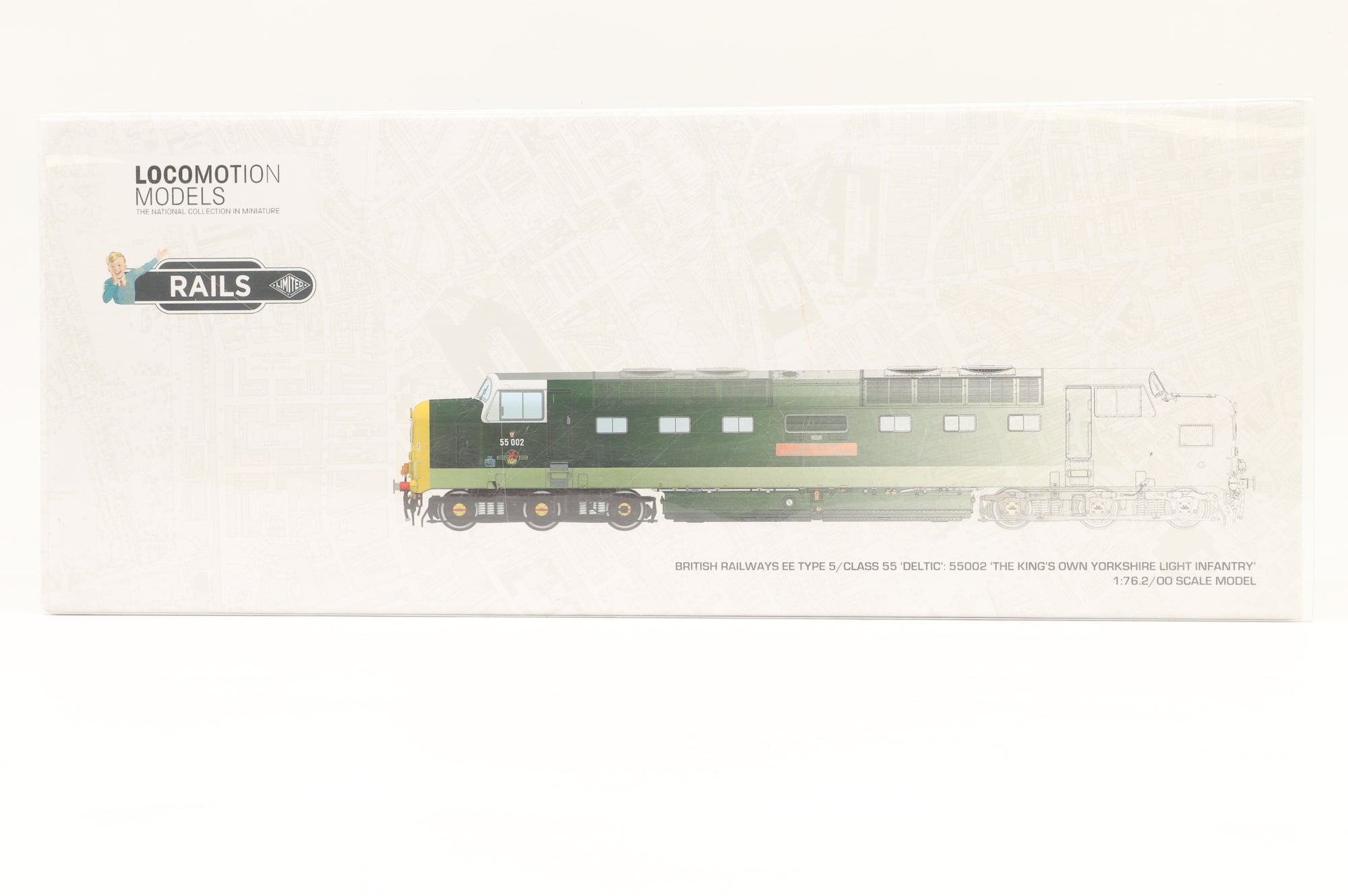 Accurascale OO ACC2152 BR EE Type 5 Class 55 Deltic '55002' 'Kings Own Yorkshire Light Infantry' BR Green DCC Sound