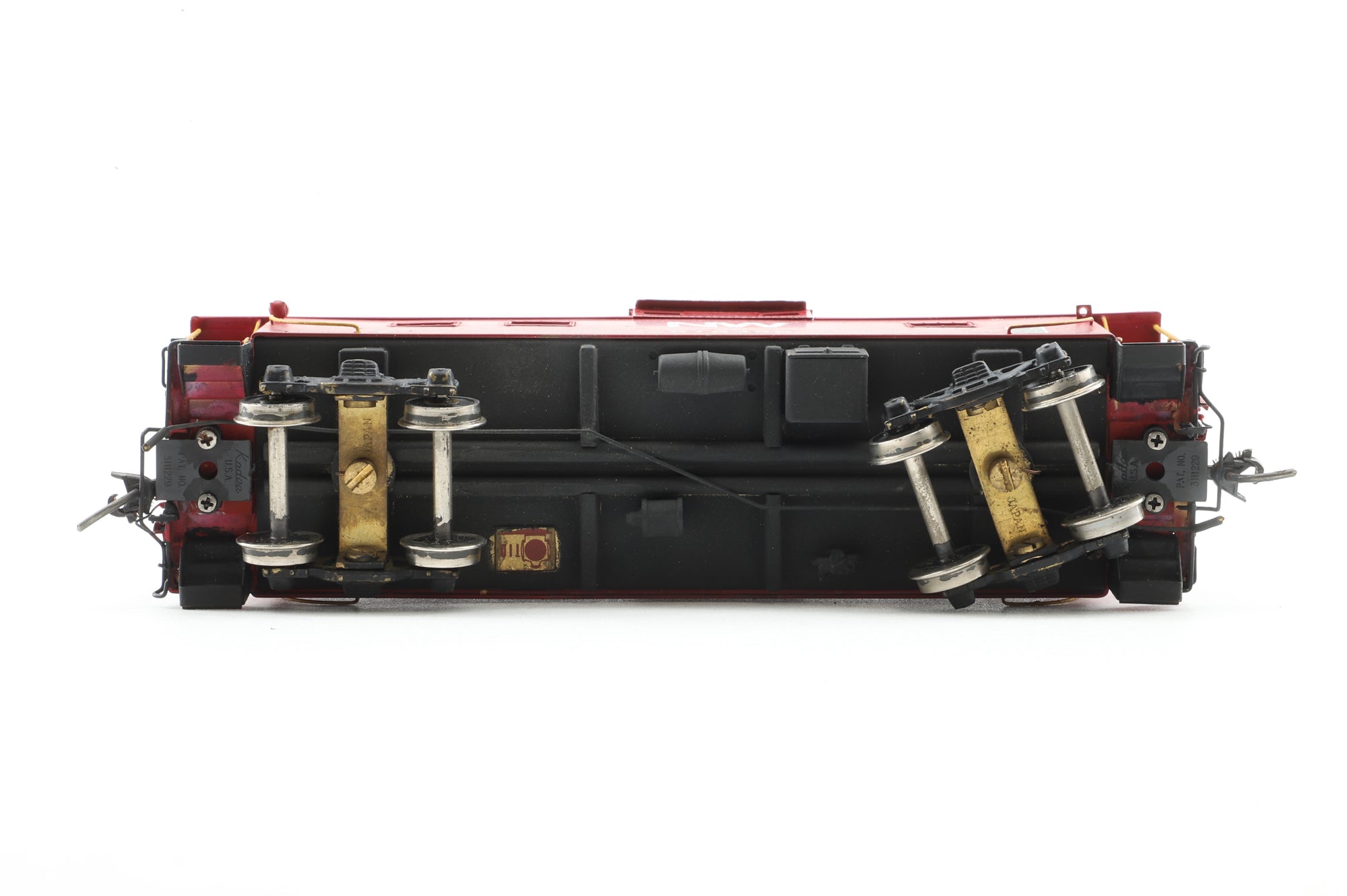 Overland Models HO Brass 3867 Intel. Steel Caboose 'C 31 Class' N&W No.518632