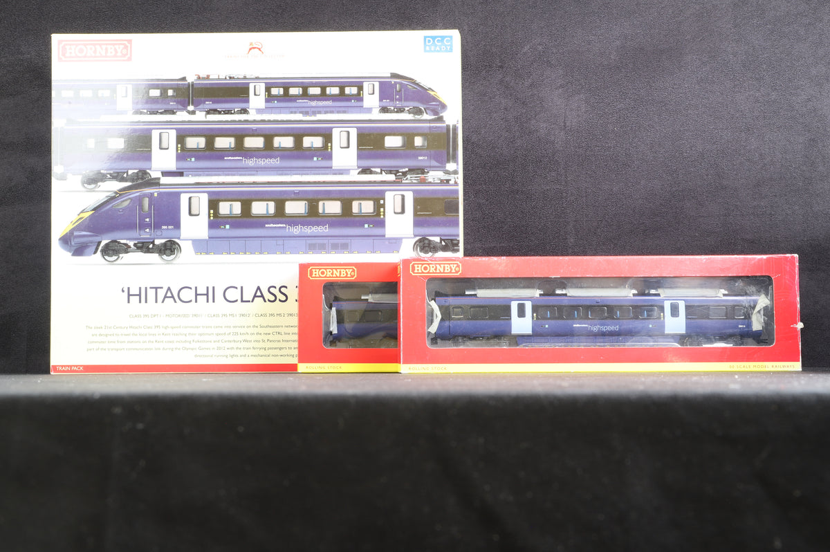 Hornby OO R2821 Hitachi Class 395 EMU Train Pack &amp; R4382/ R4383