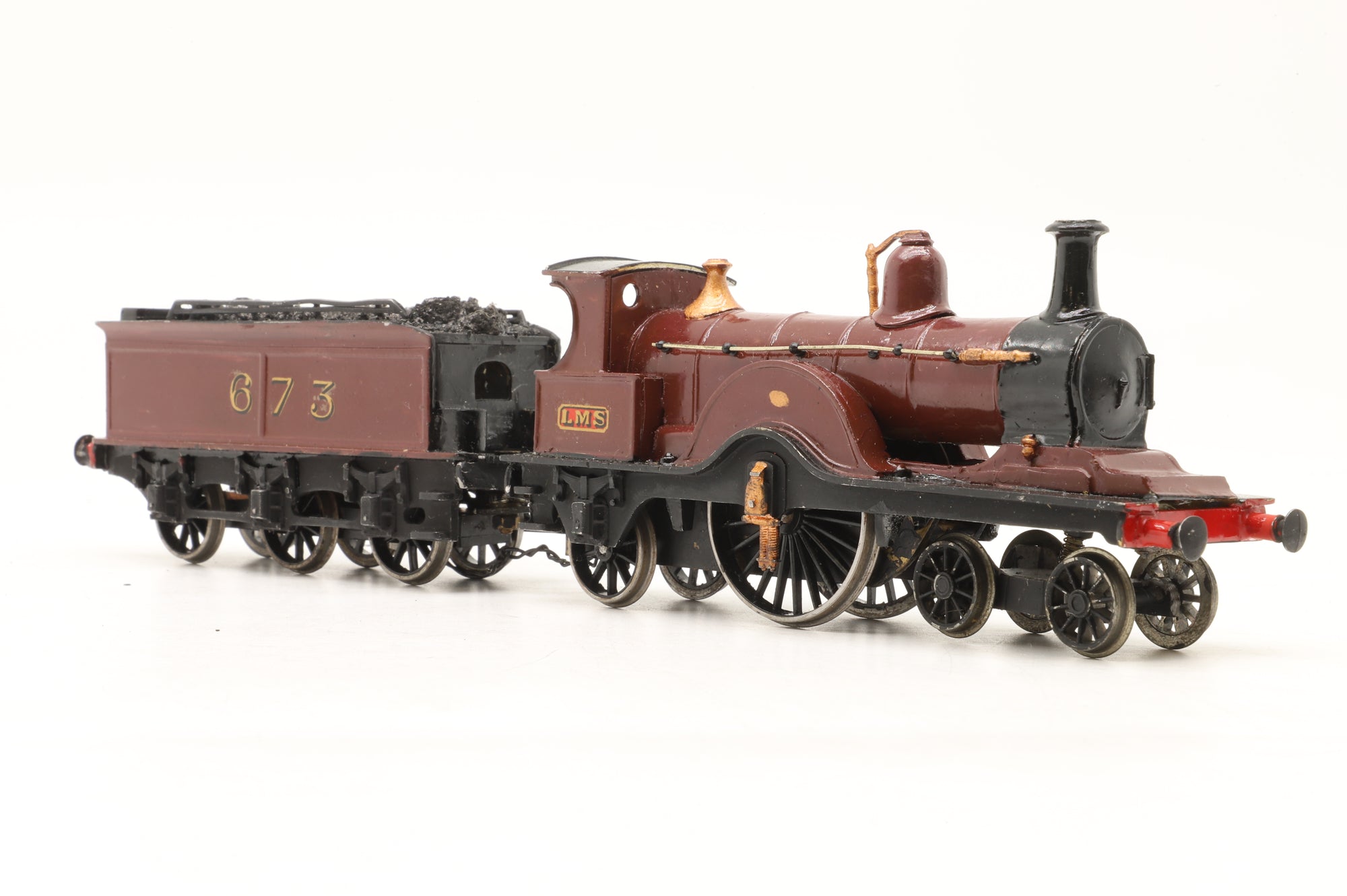 WORKSHOP K's Kits OO LMS Johnson 'Single' '673' LMS Maroon Kit Built