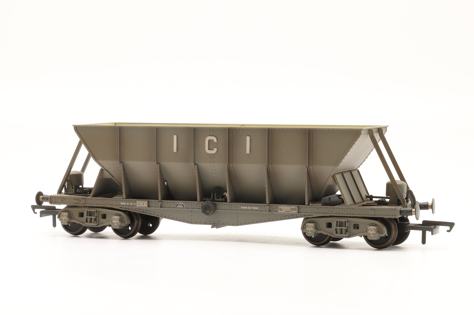 Oxford Rail OO Rake of 2 ICI Hoppers 3274/3302 - Mixed Weathered/Pristine