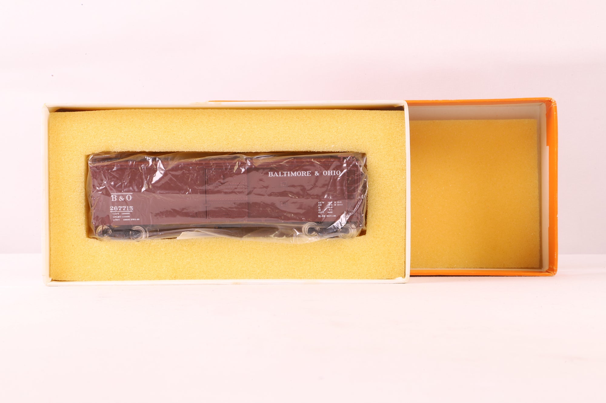 Iron Horse Models HO Brass M-26 Box Car, Baltimore & Ohio No.267715