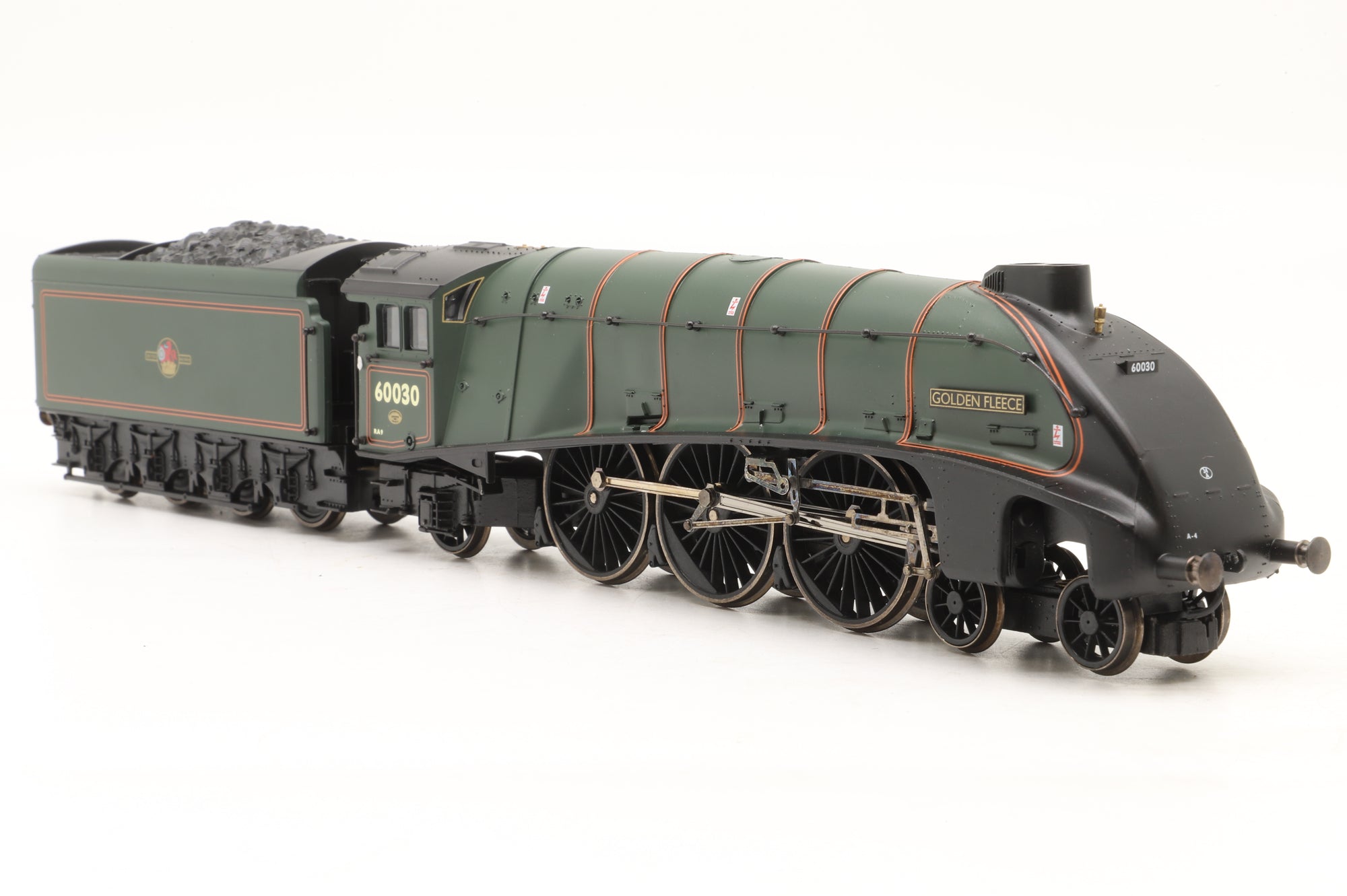 WORKSHOP Hornby OO R2101 Class A4 '60030' 'Golden Fleece' BR Lined Green L/C Non Runner