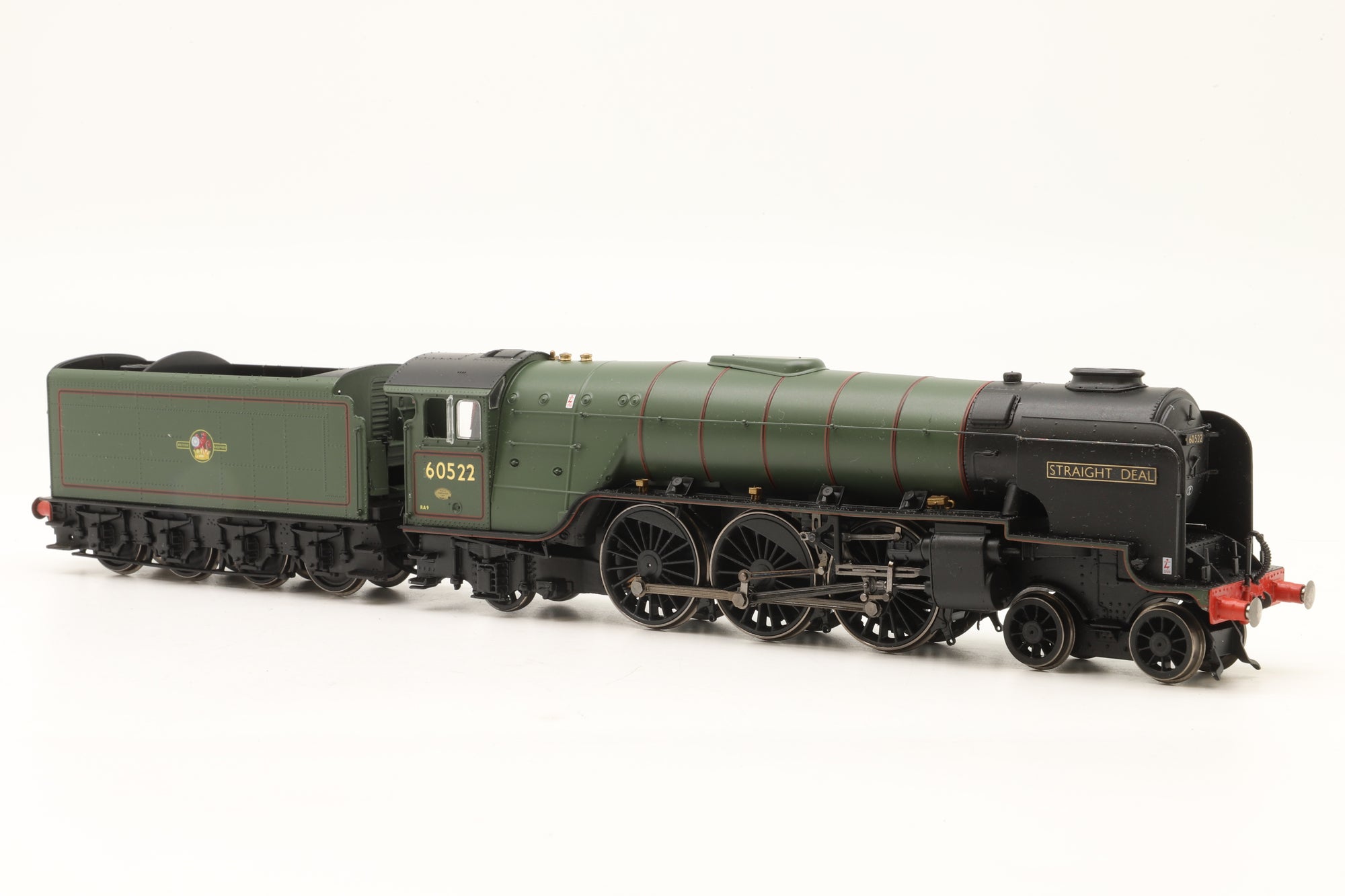 Hornby OO R3835 Thompson Class A2/3 '60522' 'Straight Deal' BR Lined Green L/C Renamed & Renumbered