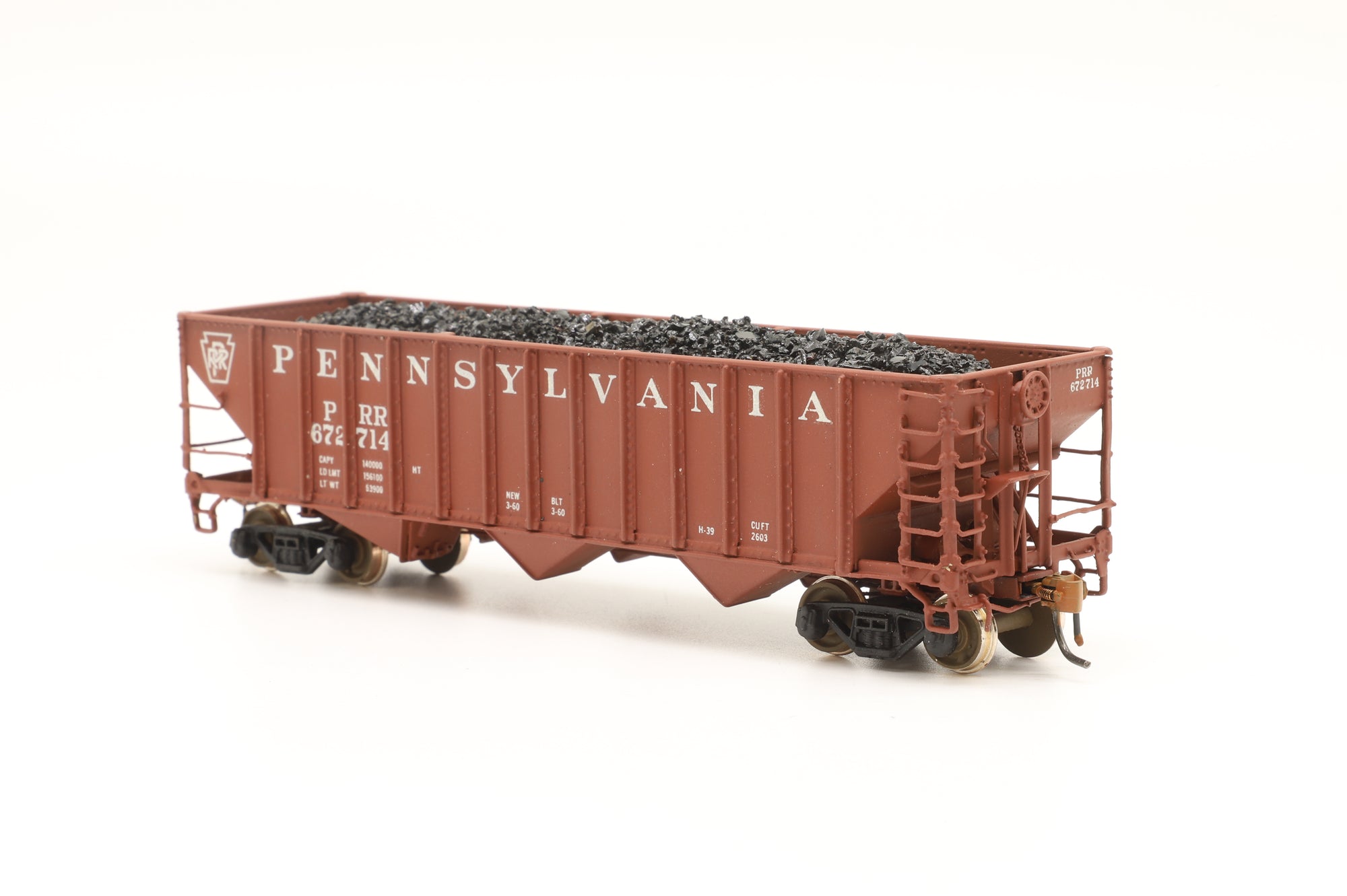 Oriental Limited HO Brass H-39 Pennsylvania Hopper '672714'