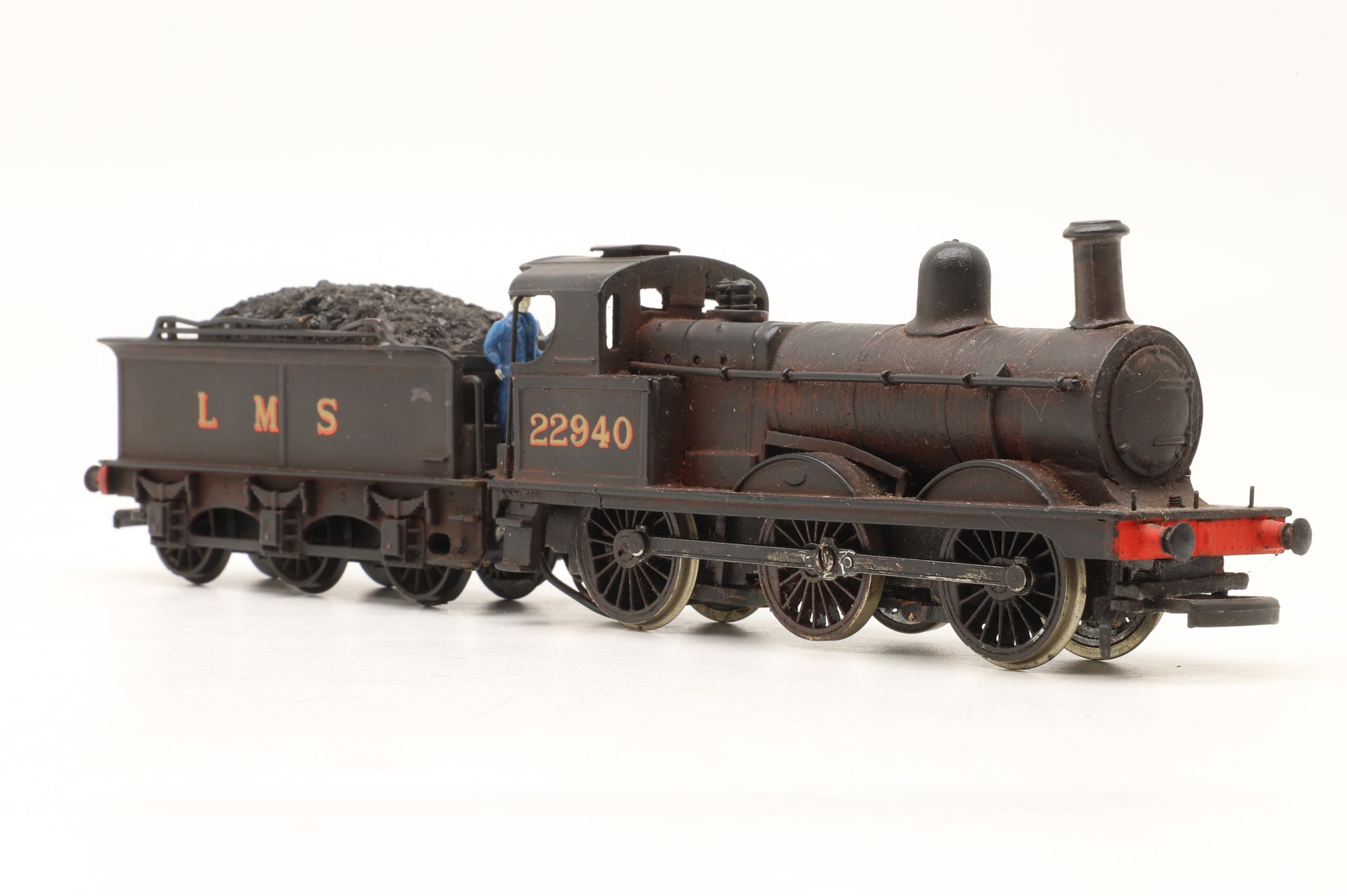 Triang/Airfix/Ratio Scratch Built OO Midland Railway 2F '22940' Weathered