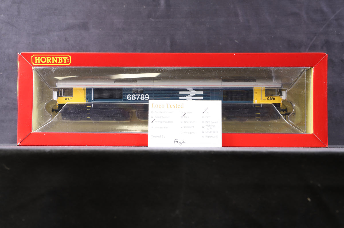 Hornby OOR3748 Co-Co Class 66 &#39;66789&#39; &#39;British Rail 1948-1997&#39; GBRf