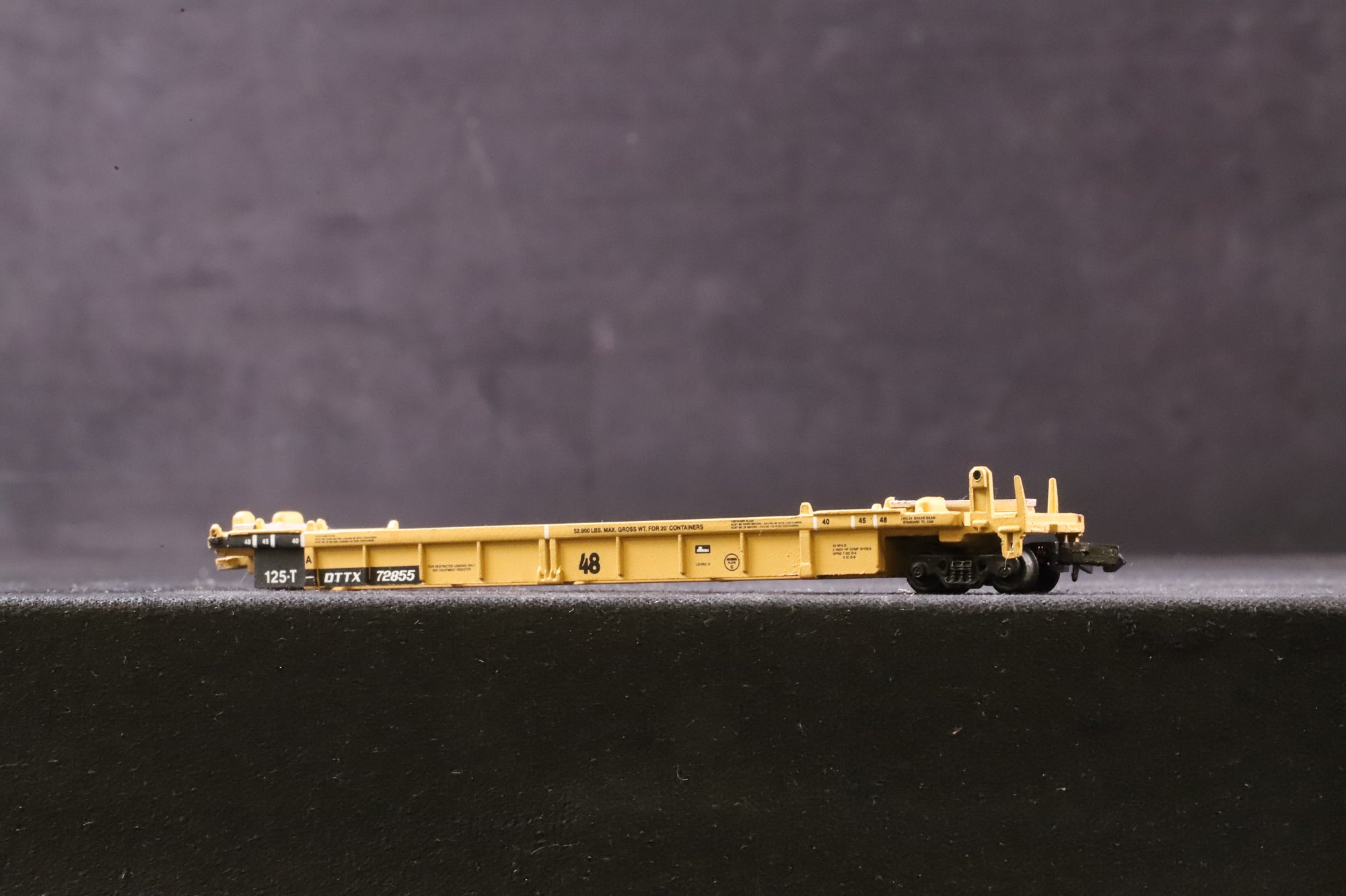 WORKSHOP Walthers N Gauge 932-8108 Thrall 5-Unit Articulated Double Stack Car No.72855 in TTX Livery