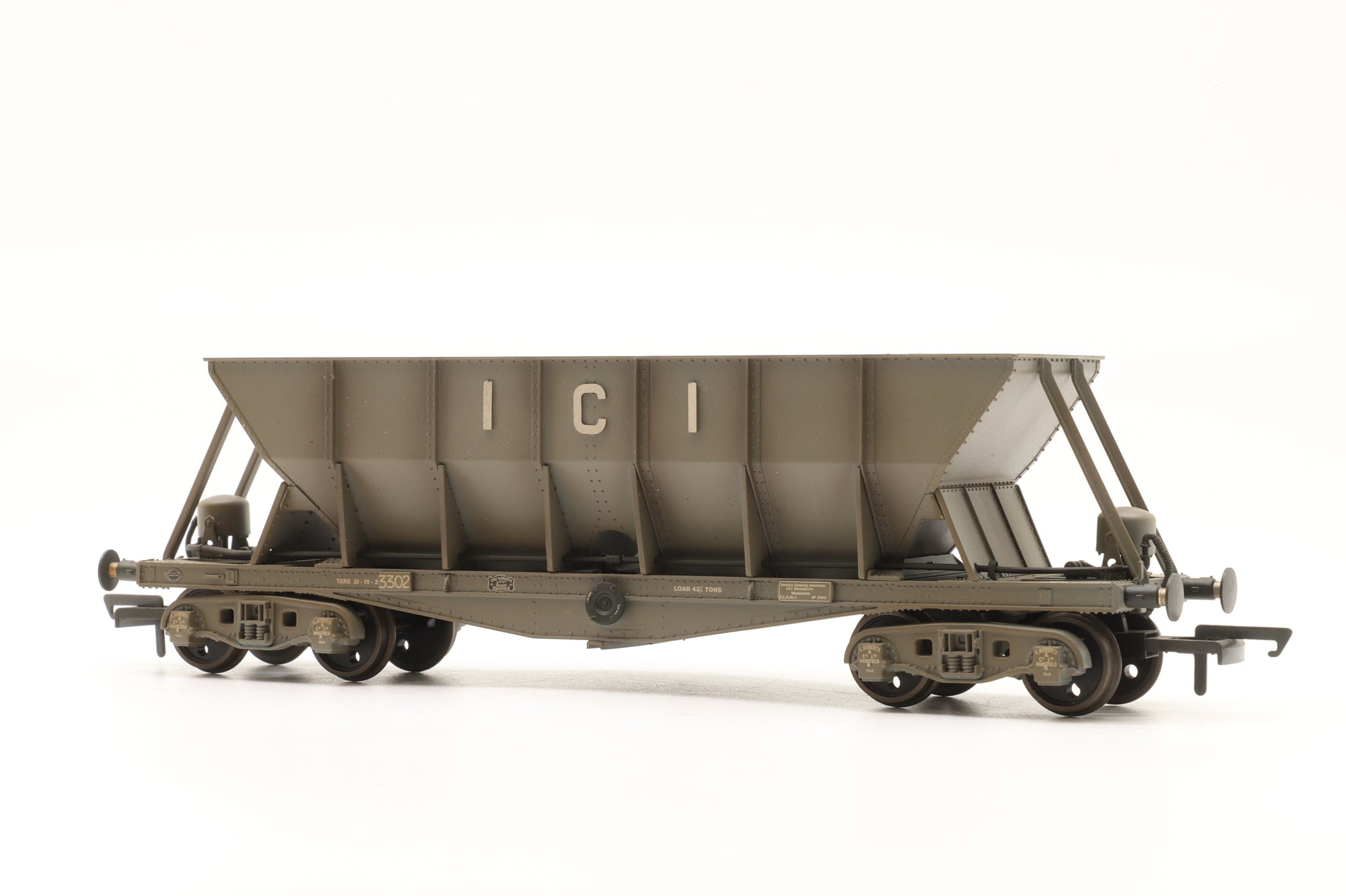 Oxford Rail OO Rake of 2 ICI Hoppers 3274/3302 - Mixed Weathered/Pristine