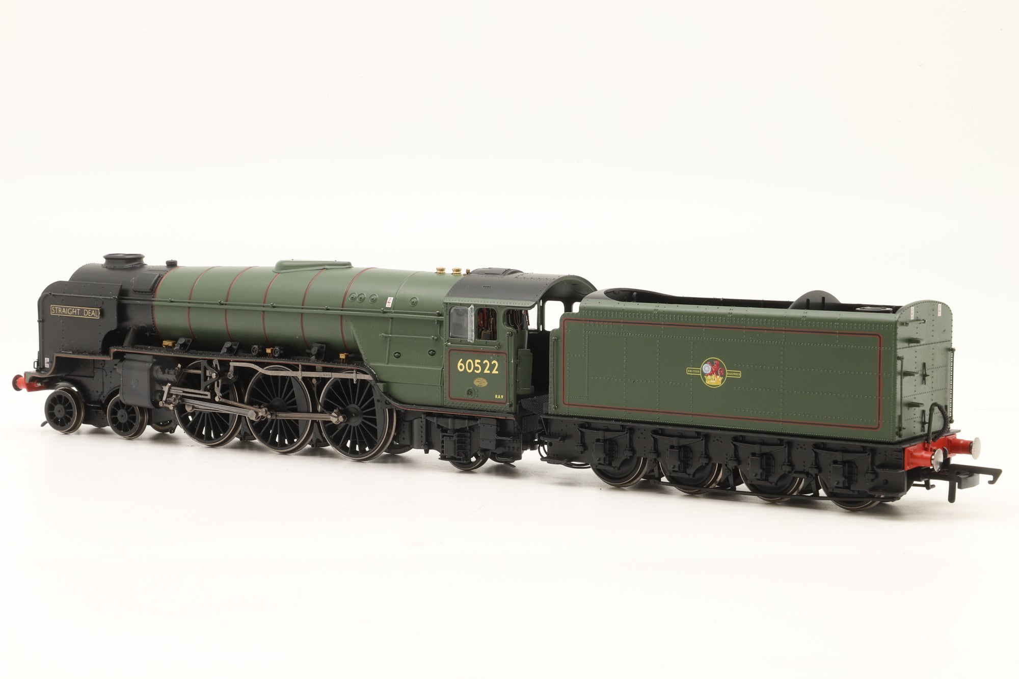 Hornby OO R3835 Thompson Class A2/3 '60522' 'Straight Deal' BR Lined Green L/C Renamed & Renumbered