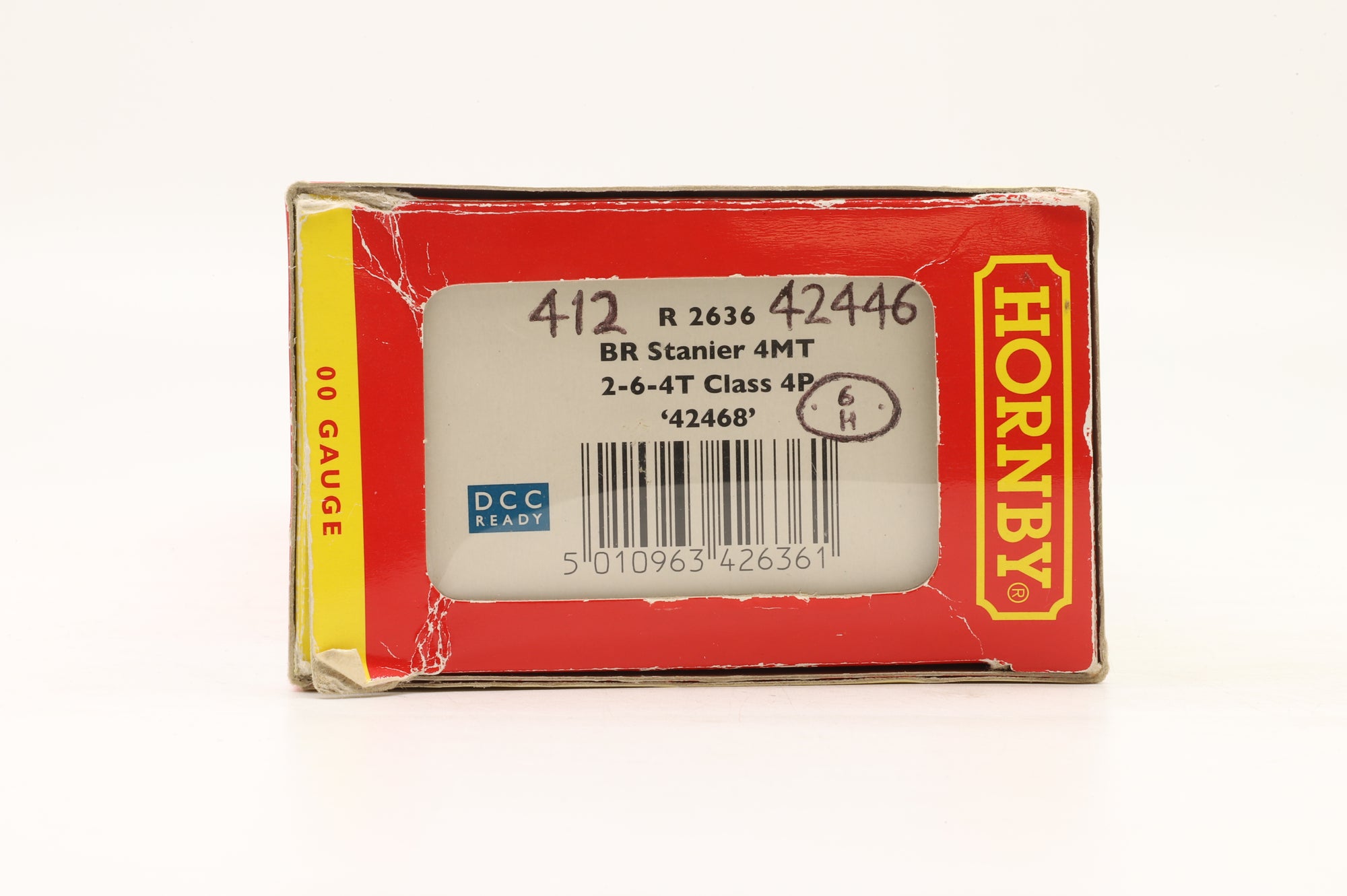 Hornby OO R2636 BR Stanier 4MT '42468' BE Lined Black E/C Renumbered