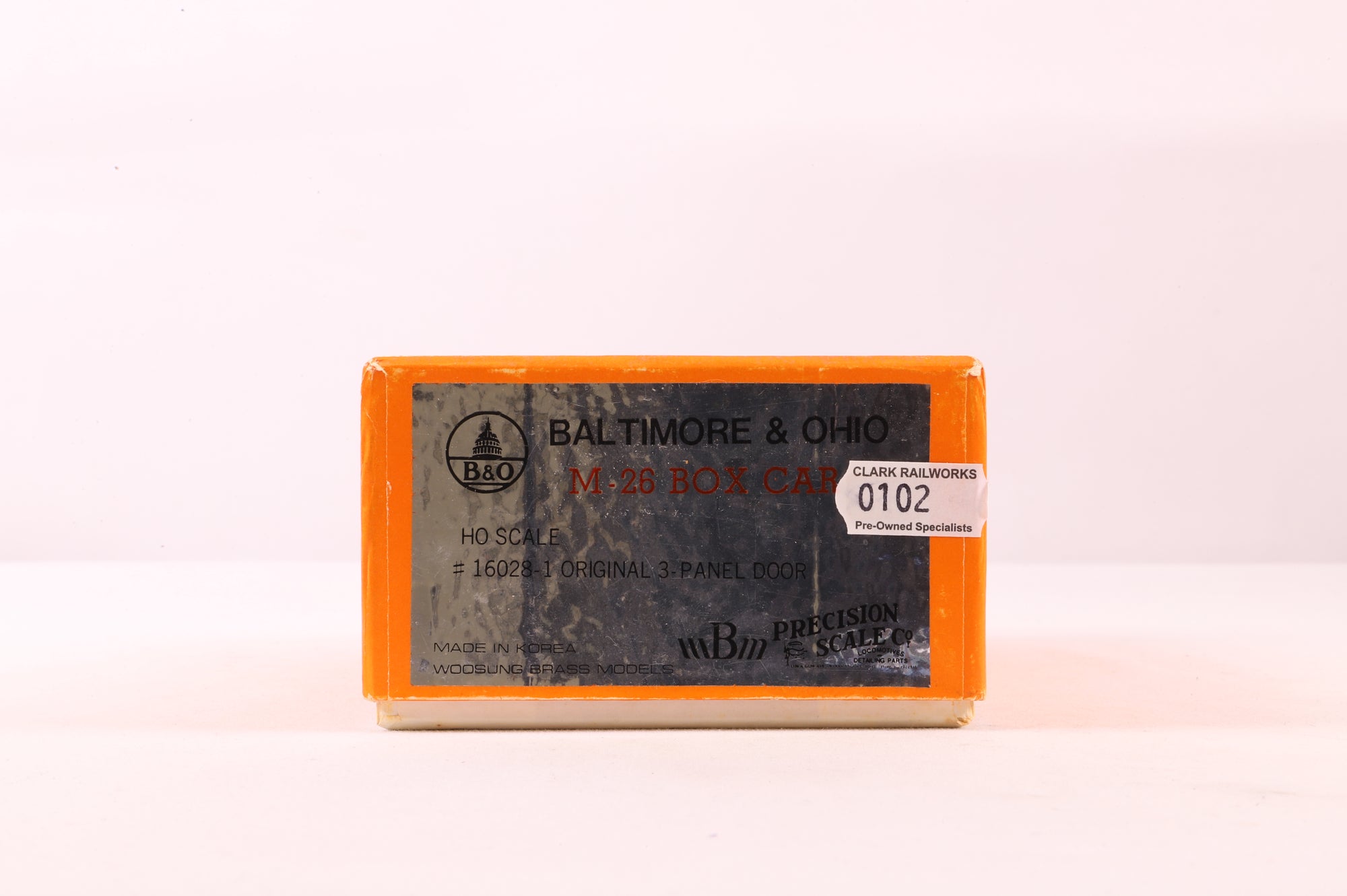 Iron Horse Models HO Brass M-26 Box Car, Baltimore & Ohio No.267715