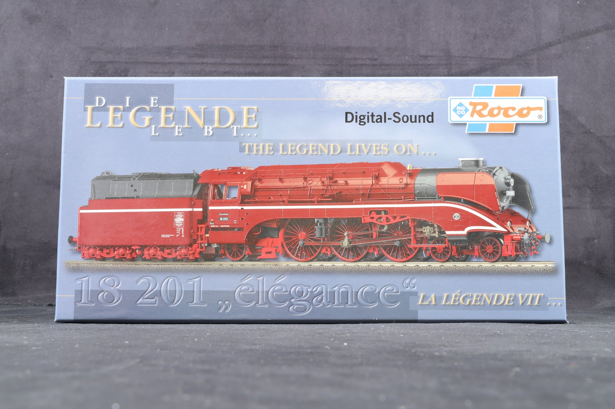 Roco HO 69203 Steam Locomotive '18 201' Elegance Design w/Sound, 3-Rail
