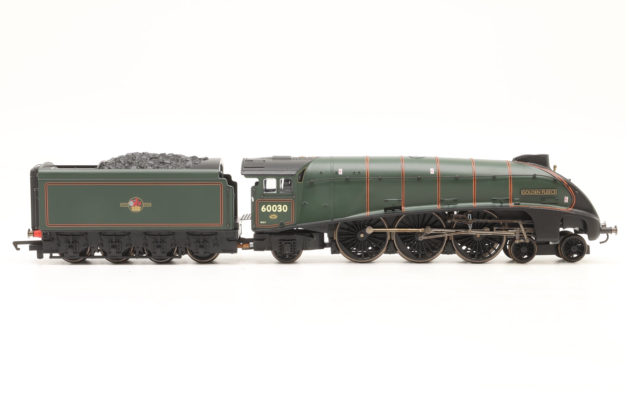 WORKSHOP Hornby OO R2101 Class A4 '60030' 'Golden Fleece' BR Lined Green L/C Non Runner