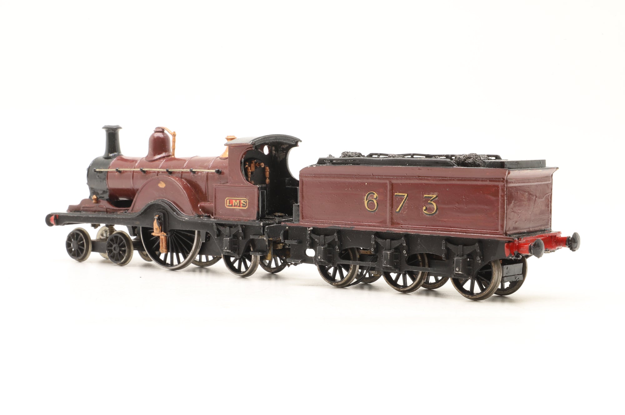 WORKSHOP K's Kits OO LMS Johnson 'Single' '673' LMS Maroon Kit Built
