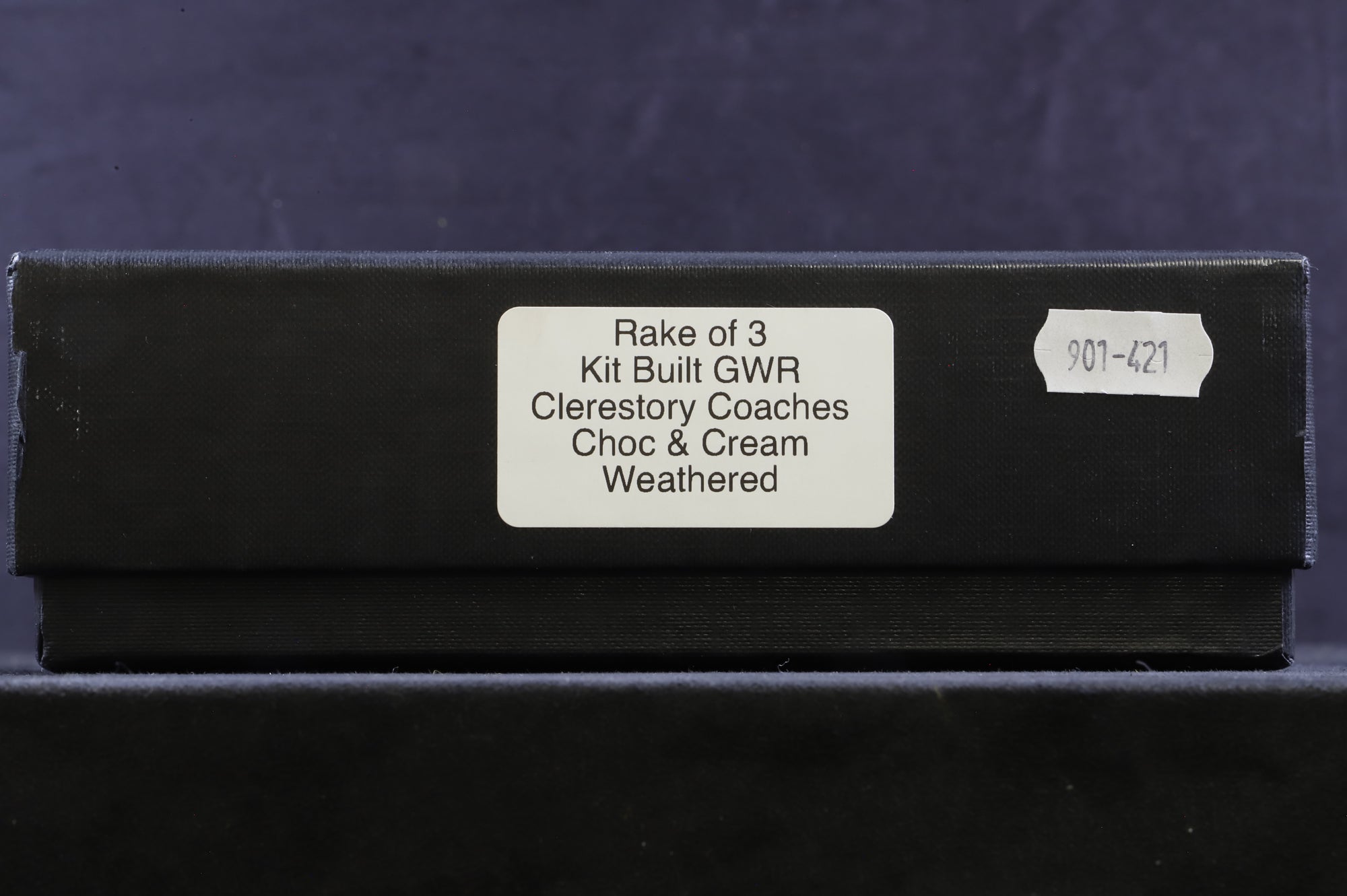 Kit Built OO Rake Of 3 GWR Clerestory Coaches Chocolate & Cream Weathered