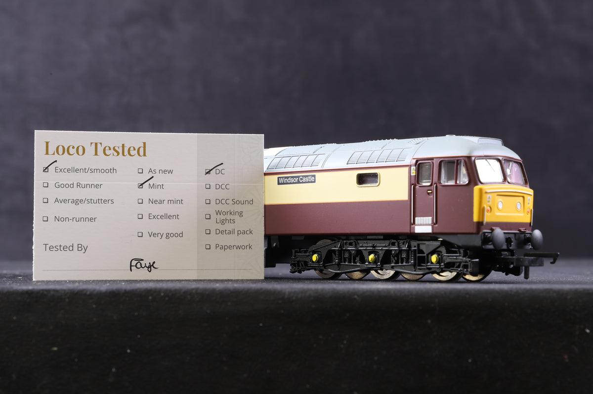 Hornby OO R3697 Class 57 &#39;57601&#39; &#39;Windsor Castle&#39; West Coast Railways Livery Split From Set