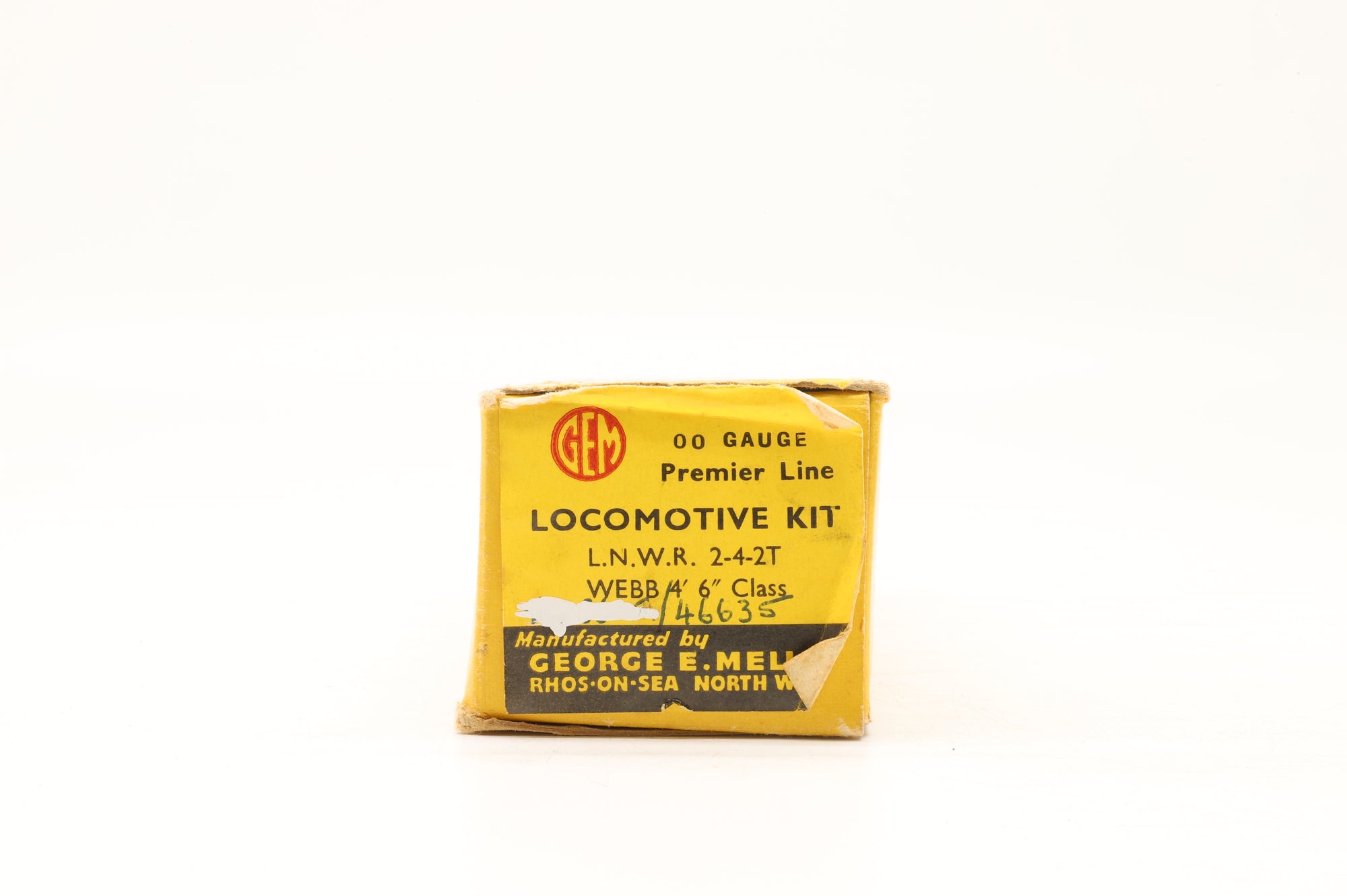 GEM OO LNWR Webb 1P '46635' BR Black E/C Kit Built