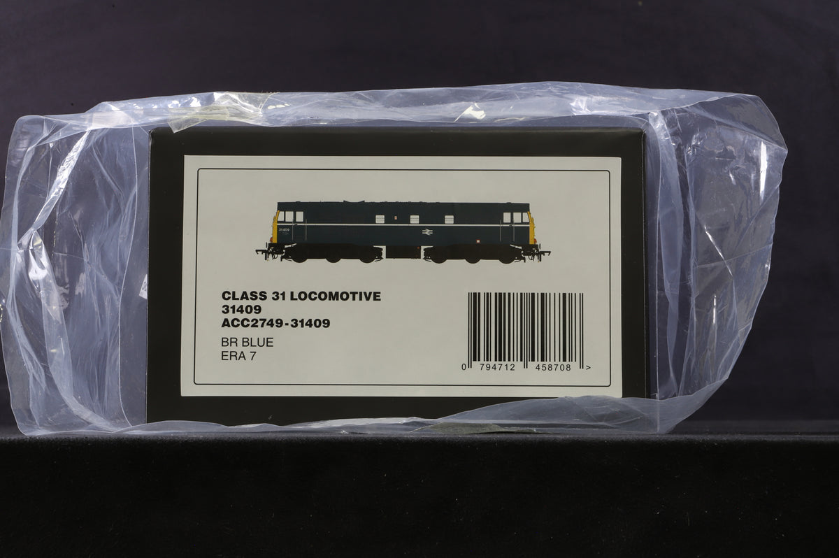 Accurascale OO ACC2749 Class 31 &#39;31409&#39; BR Blue