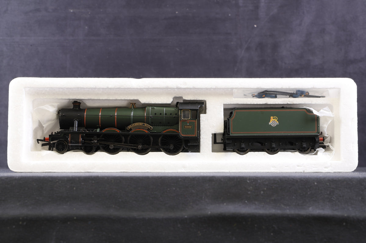 Bachmann OO 31-778 Modified Hall &#39;6969&#39; &#39;Wraysbury Hall&#39; BR Green E/Emblem